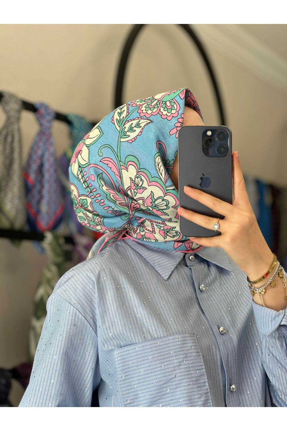 MONOOR OSMANLI ÇİÇEĞİ SOFT EŞARP