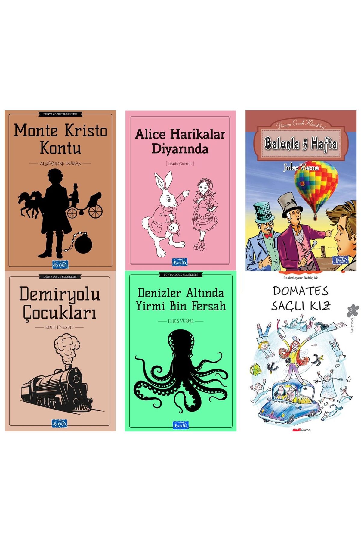 Parıltı Yayınları Domates Saçlı Kız PARILTI KİTAP SETİ