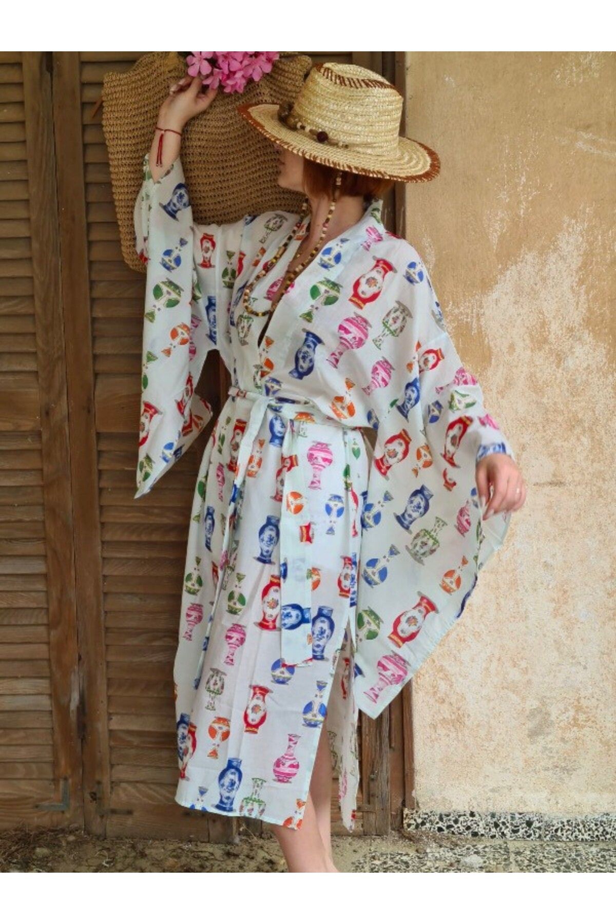 A MARILLA'S İSTANBUL Limoges Vase Kimono