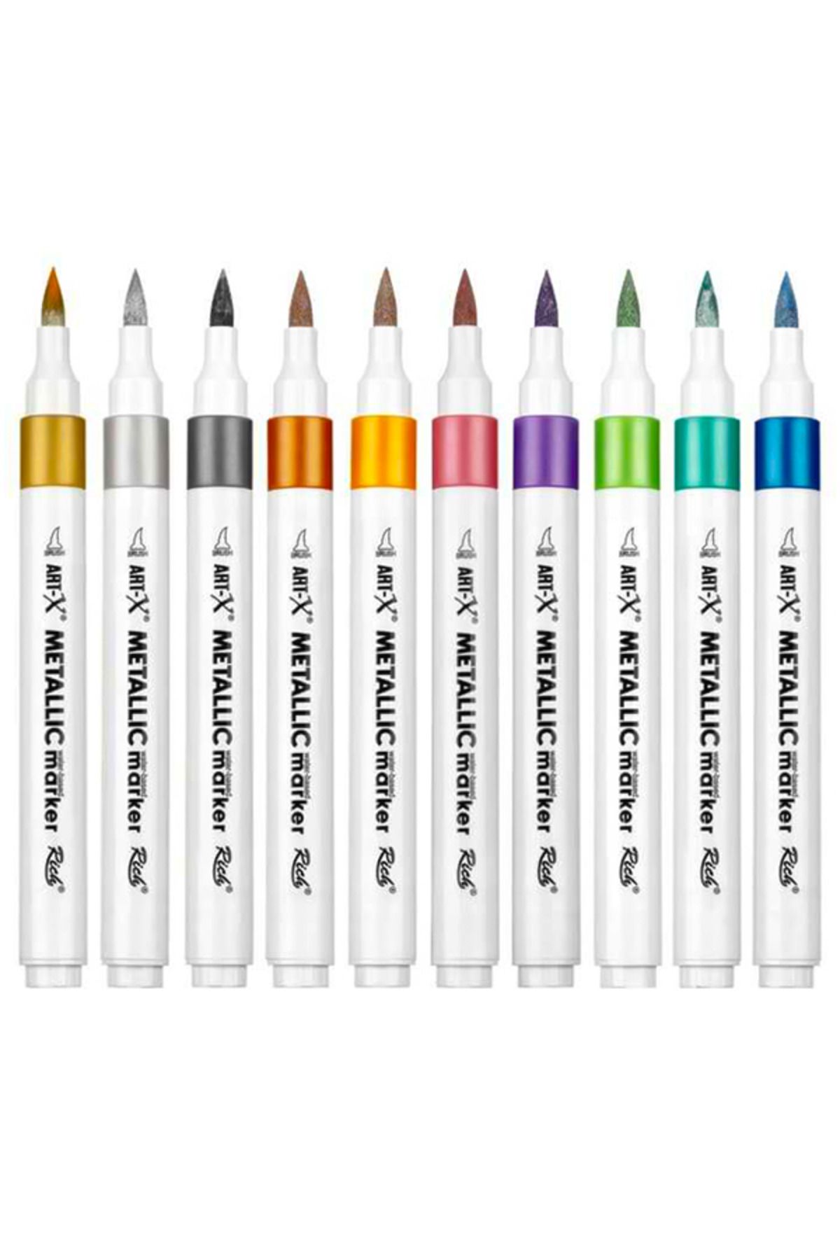 Rich Art X Metalik Marker Set 10 Renk 19578