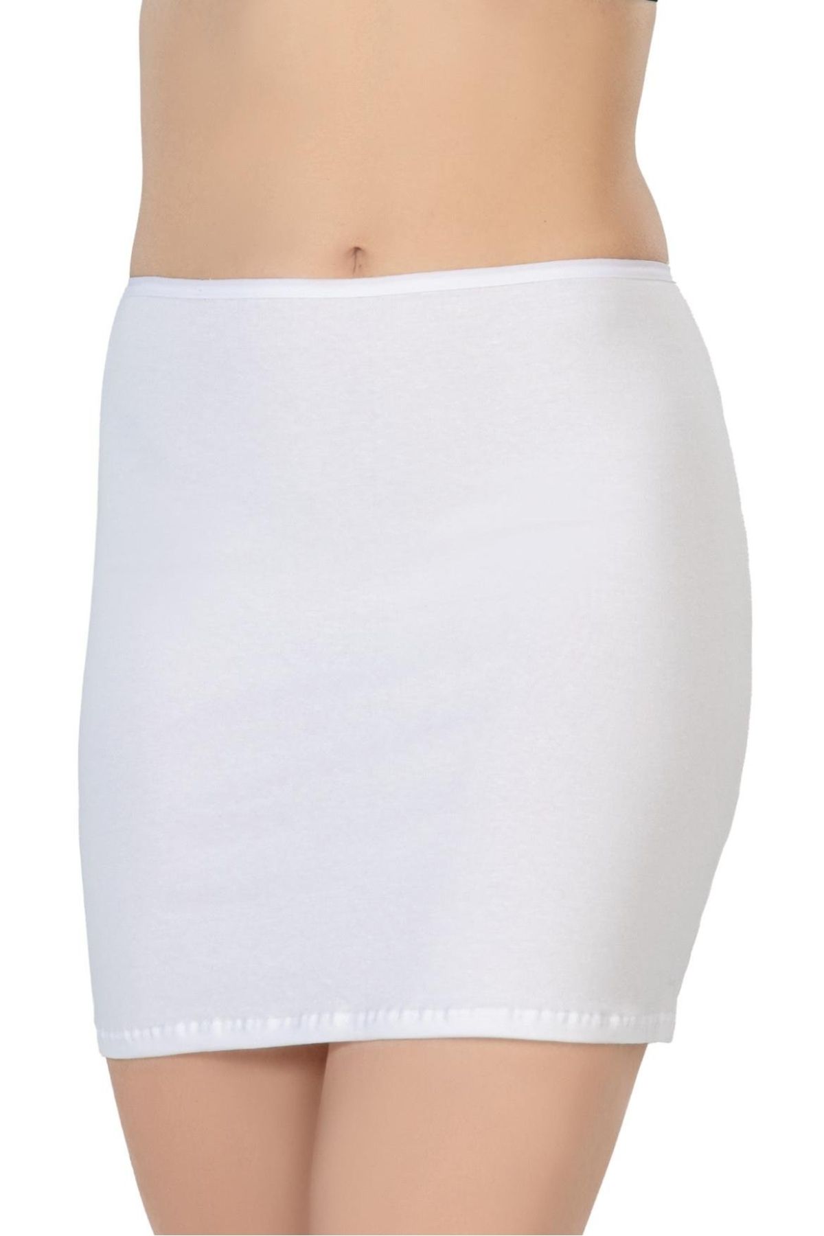 Marsilyan Beyaz Mı Emay 1437 Modal Cotton Mini Jupon