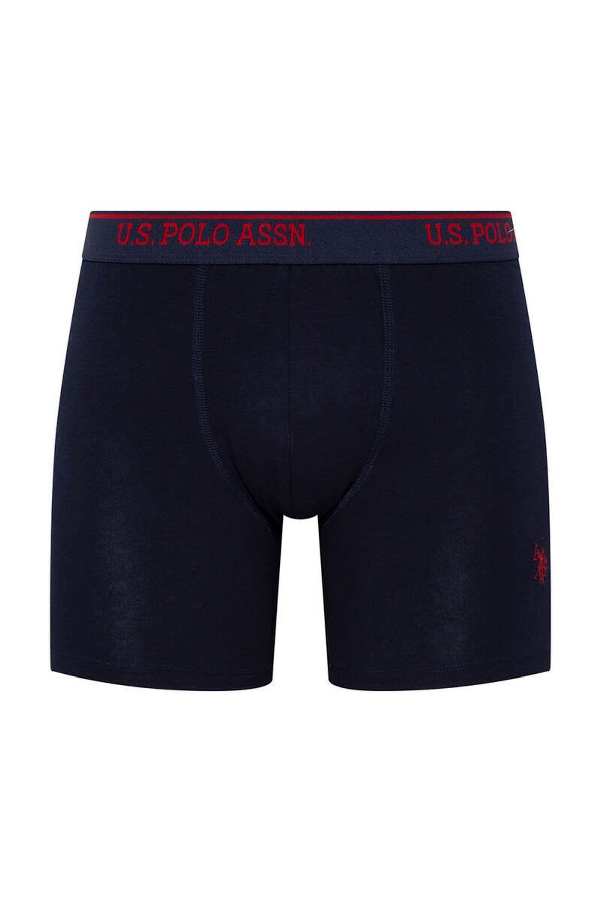 U.S. Polo Assn. 3'lü Uzun Paça Erkek Boxer