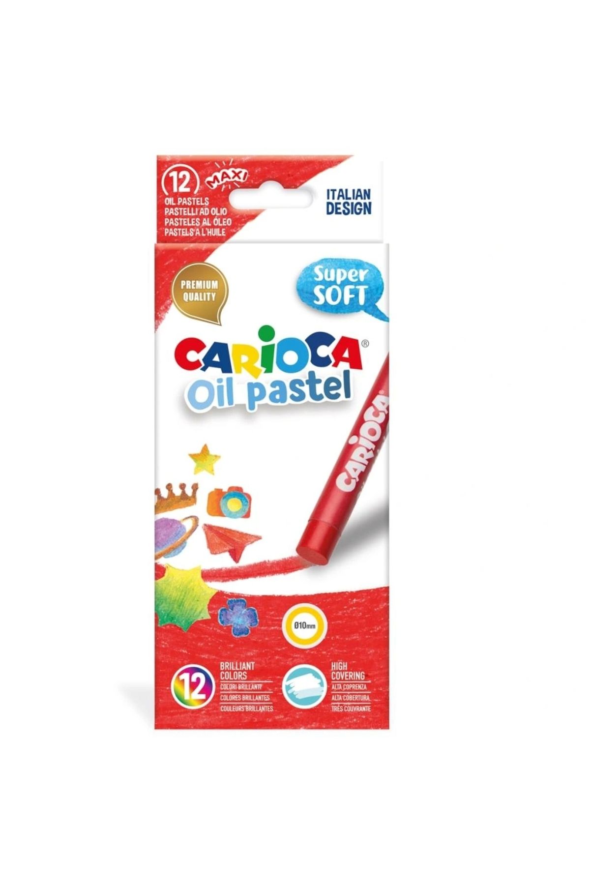 OurStyles Carioca Yağlı Pastel Boya Kalemi 12'Li