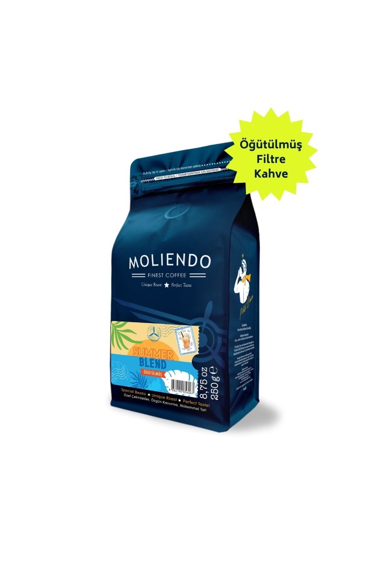 Moliendo Finest Coffee Summer Blend (Öğütülmüş Filtre Kahve) 250 g