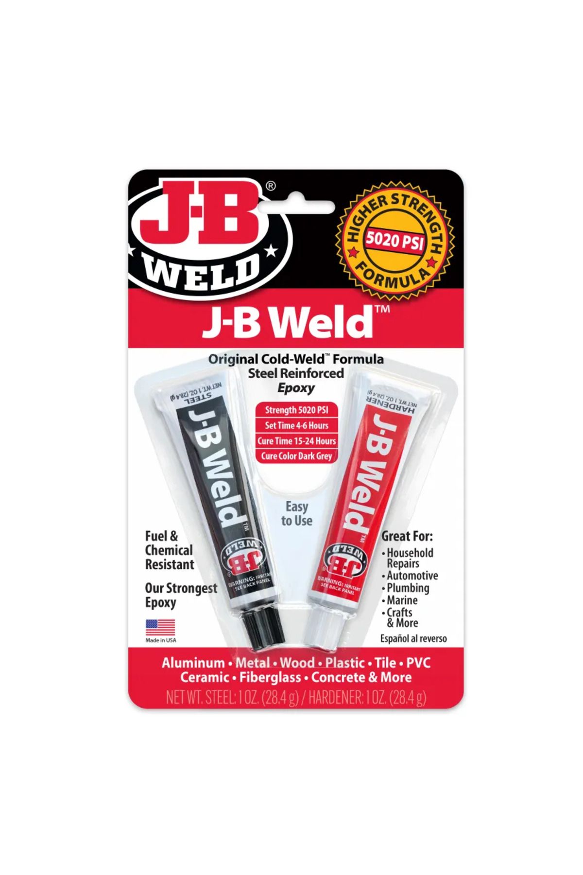 JB Weld Adhesive Weld - Çiftli Epoksi Yapıştırıcı ve Tamir Macunu Yapıştırıcısı