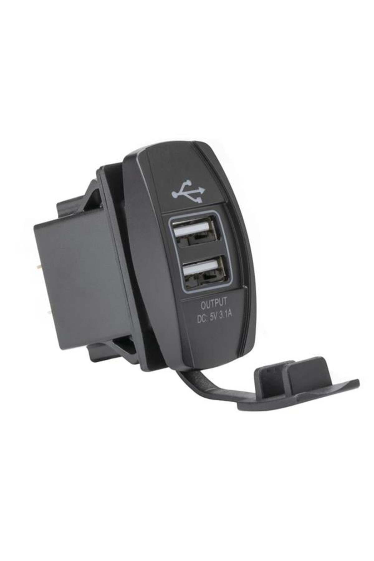 Pİ GLOBAL Powermaster Ic-266-C-3 Marin Tip 2'Li Gömme Usb 5V 3.1A 12-24Volt