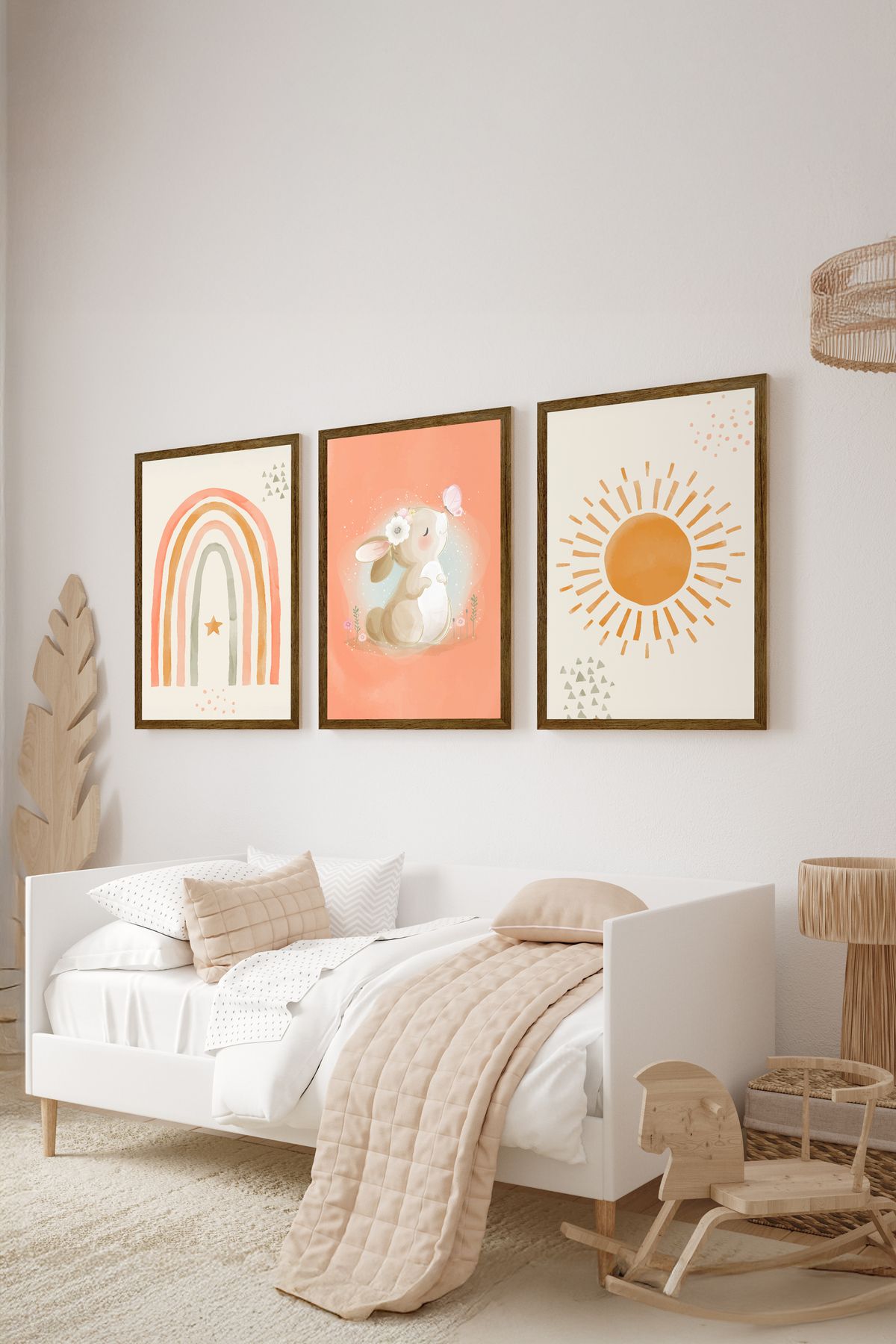 artflow 3 Parça Çerçeve Görünümlü Mdf Tablo Seti
