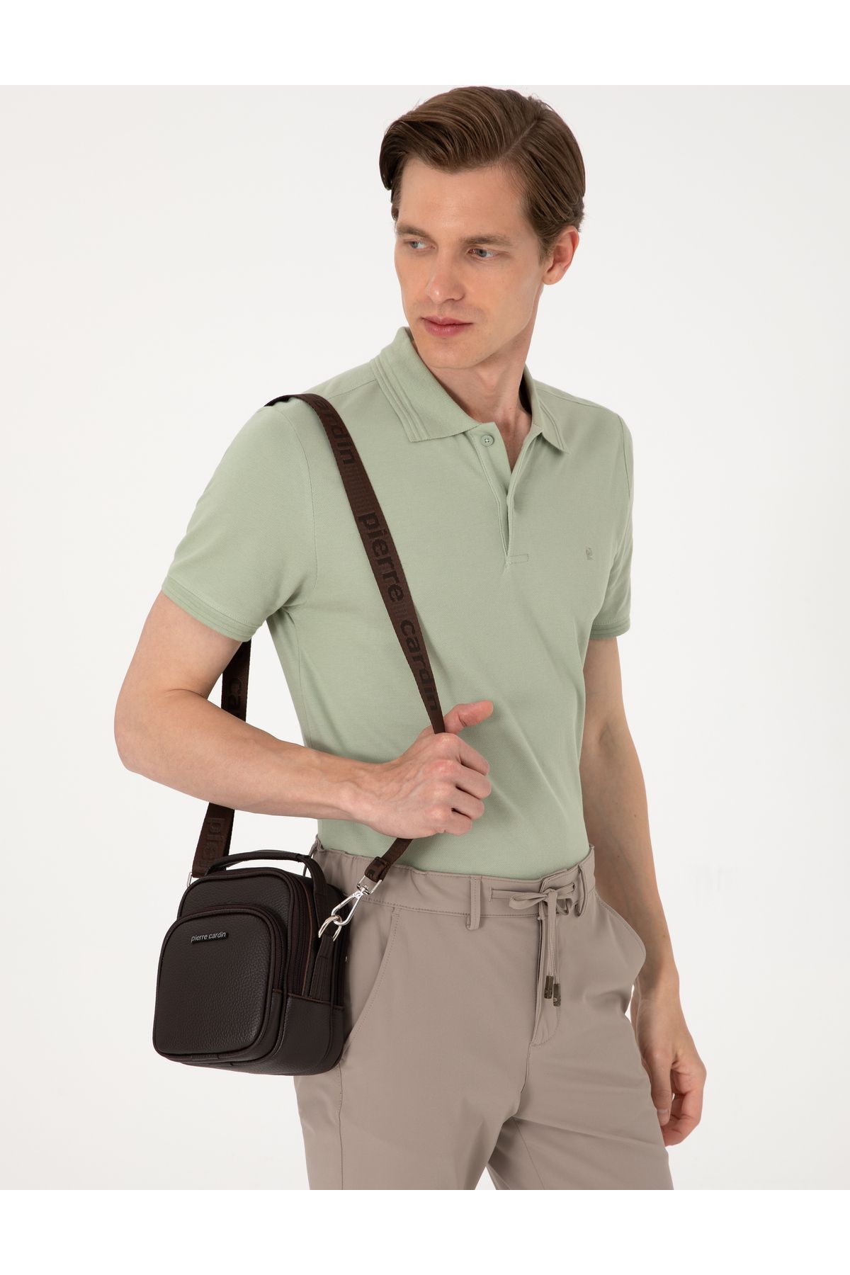 Pierre Cardin Erkek Kahverengi Omuz Çantası 50315076-VR029