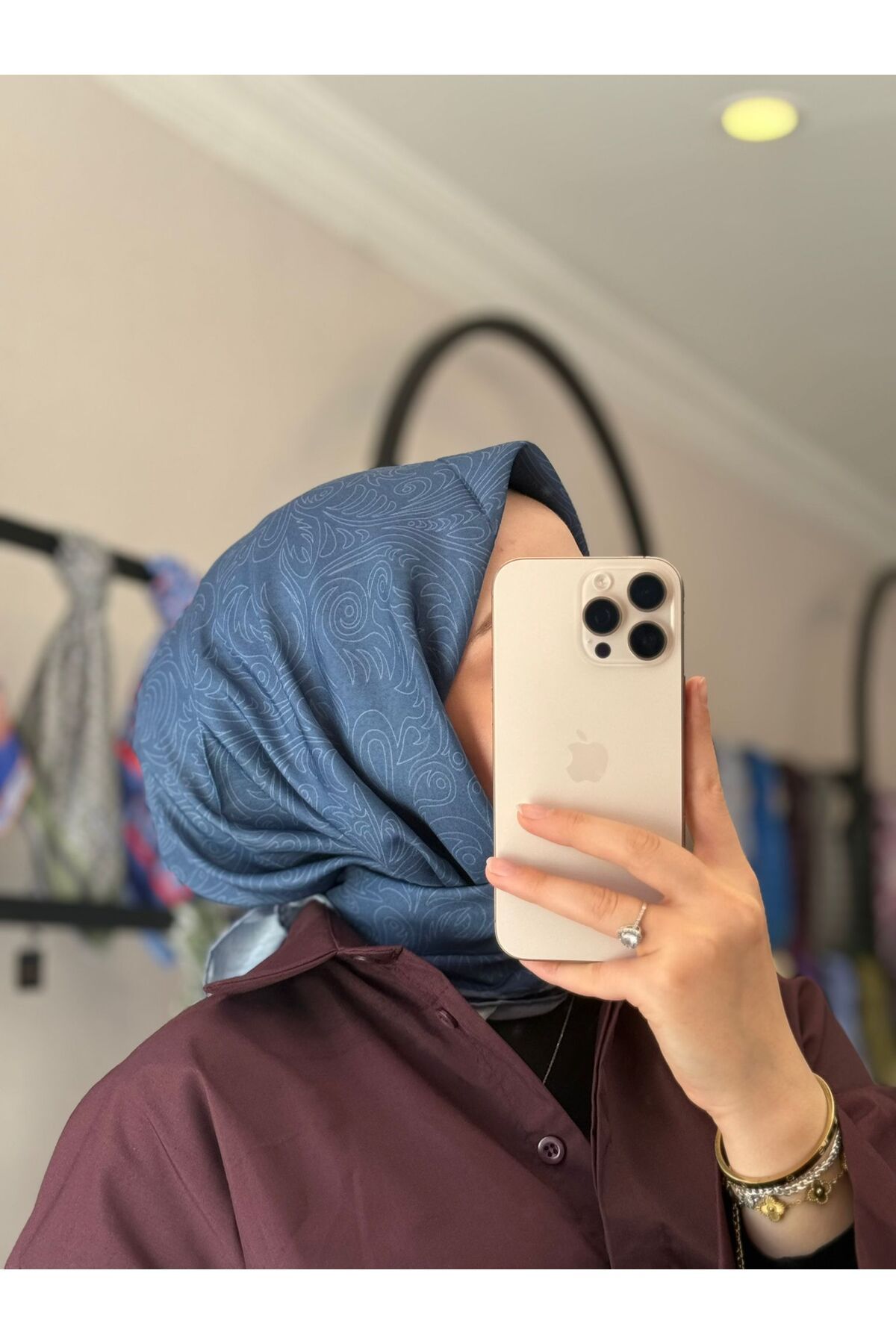 MONOOR LİVA DESEN SOFT EŞARP