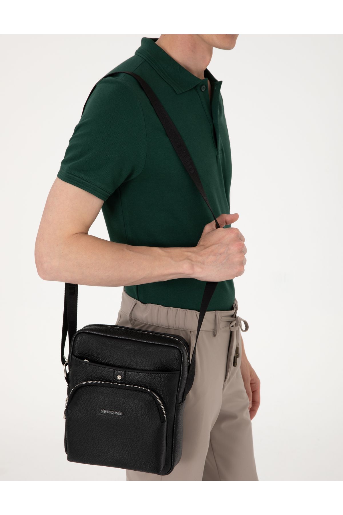 Pierre Cardin Erkek Siyah Omuz Çantası 50315081-VR046