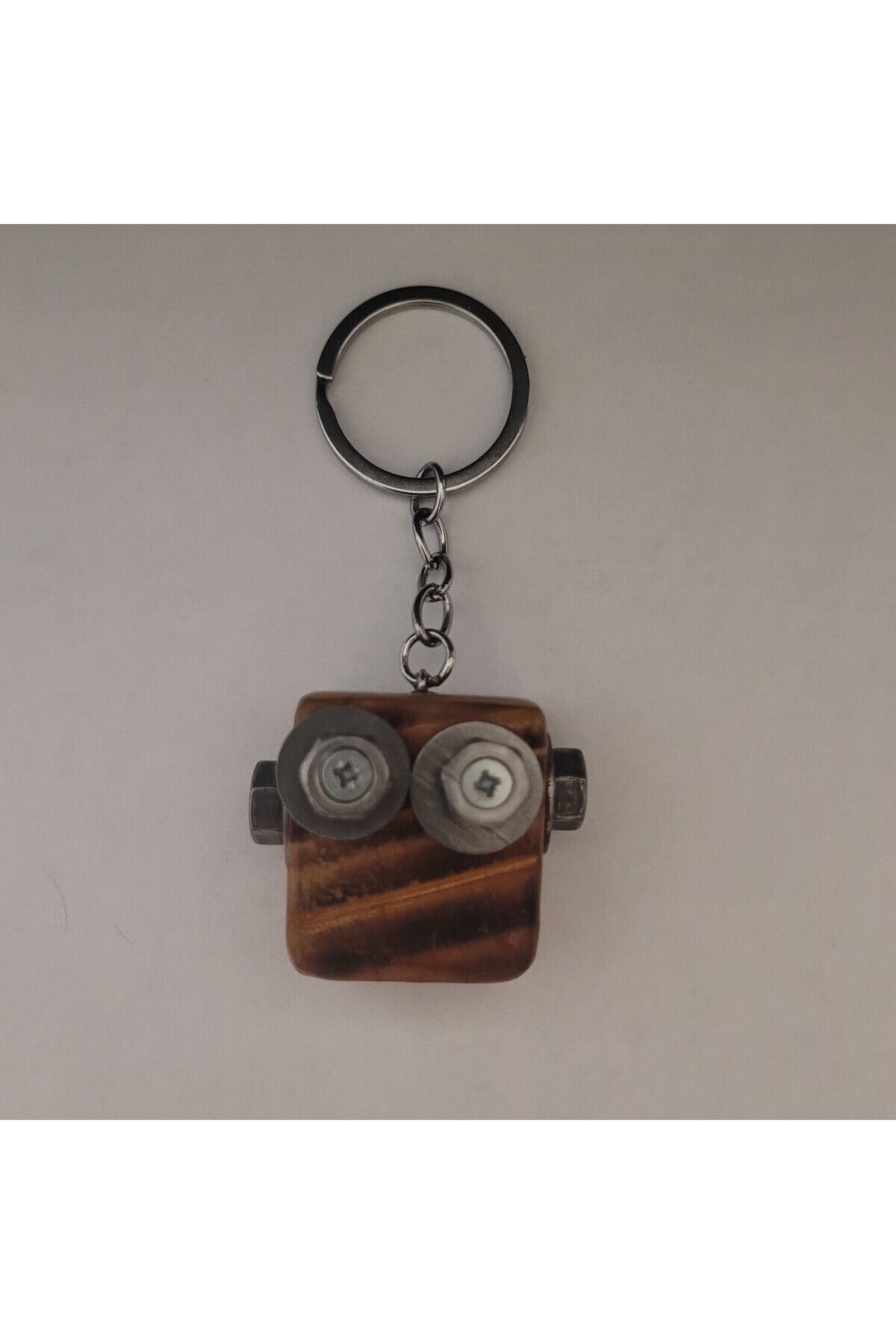 STE Cep Robotu” – El Yapımı Robot Anahtarlık (5 x 4 x 2 cm)