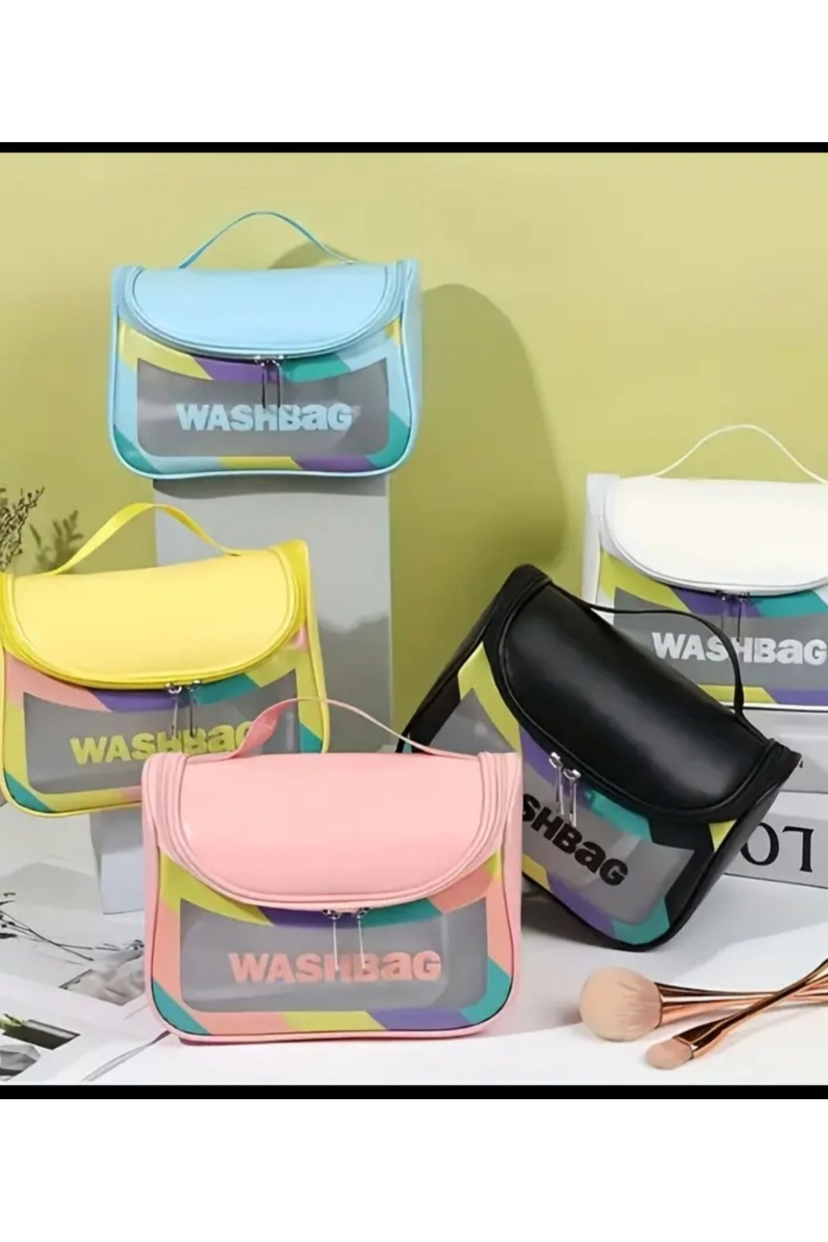 EMKSHOP Washbag Kozmetik ve Seyahat Çantası Su Geçirmez Plaj Çantası