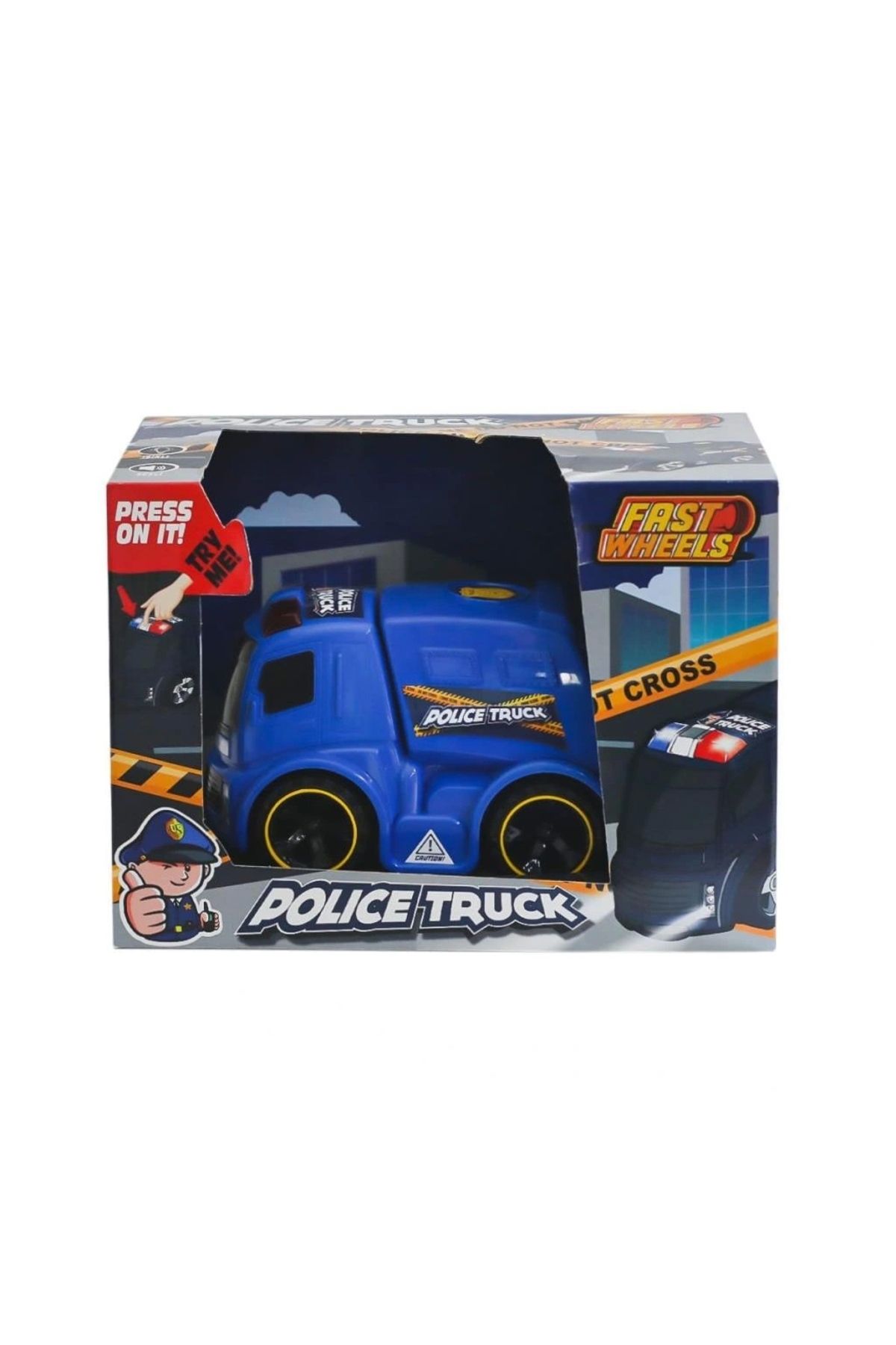 OurStyles ER-245 Fast Wheels Polis Kamyonu -Erdem Oyuncak