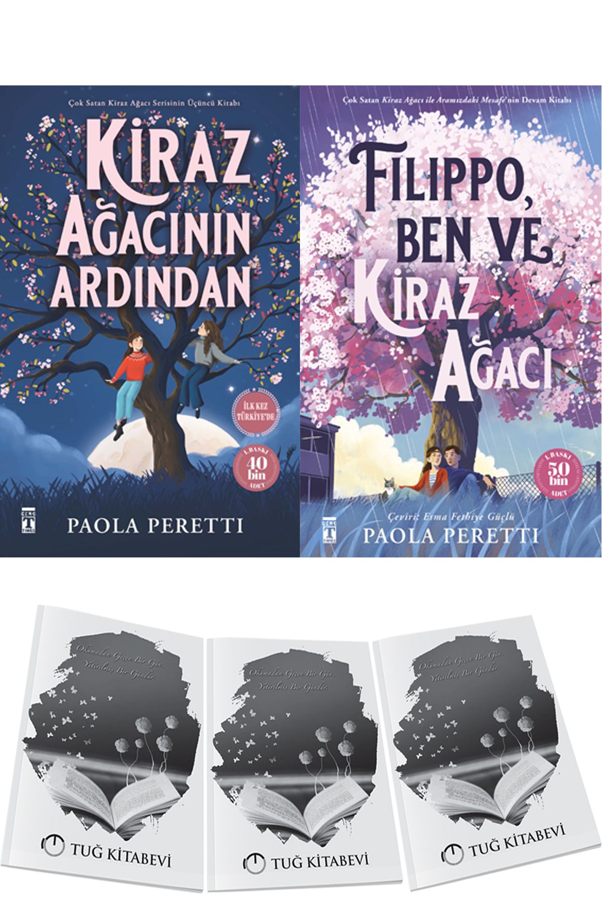 Genç Timaş Kiraz Ağacının Ardından ve Filippo Ben ve Kiraz Ağacı 2li Set Paola Peretti + Hediyeli