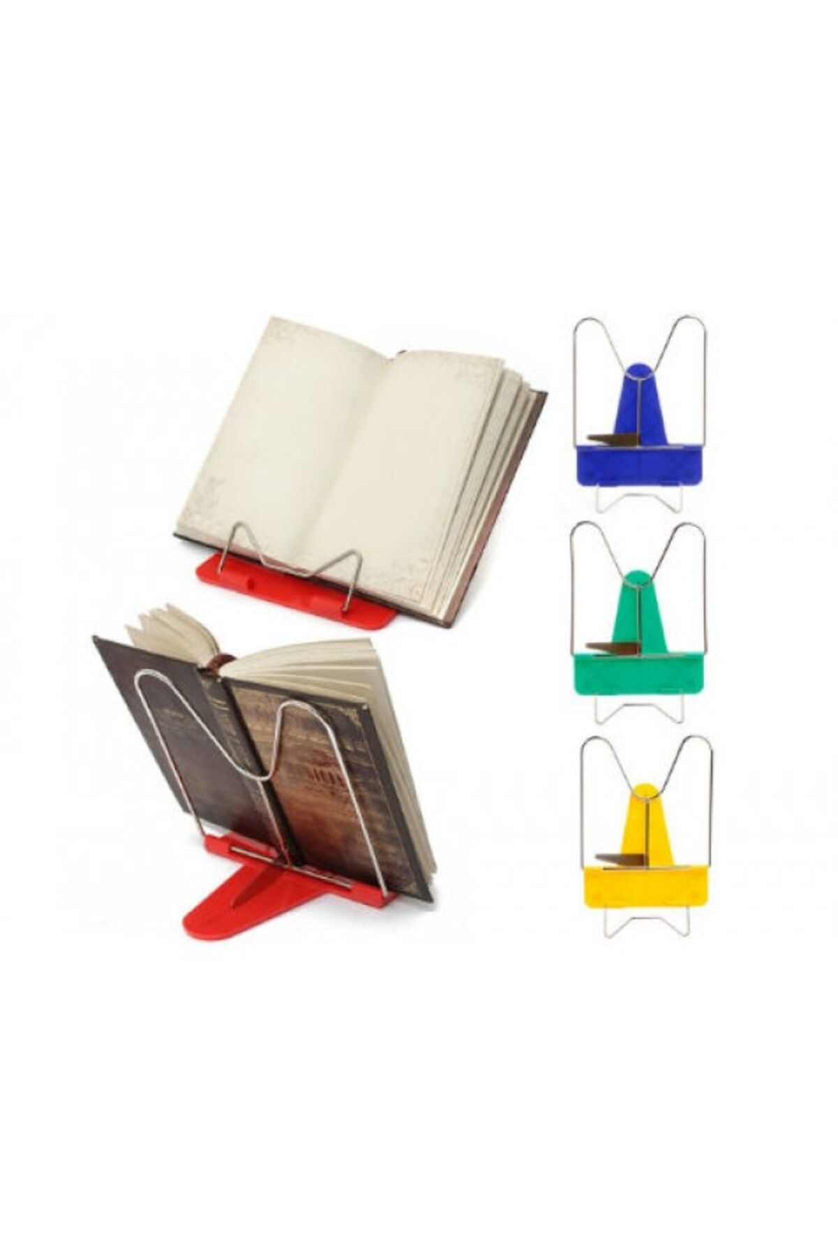 pazarella Katlanır Metal Kitap Okuma Standı