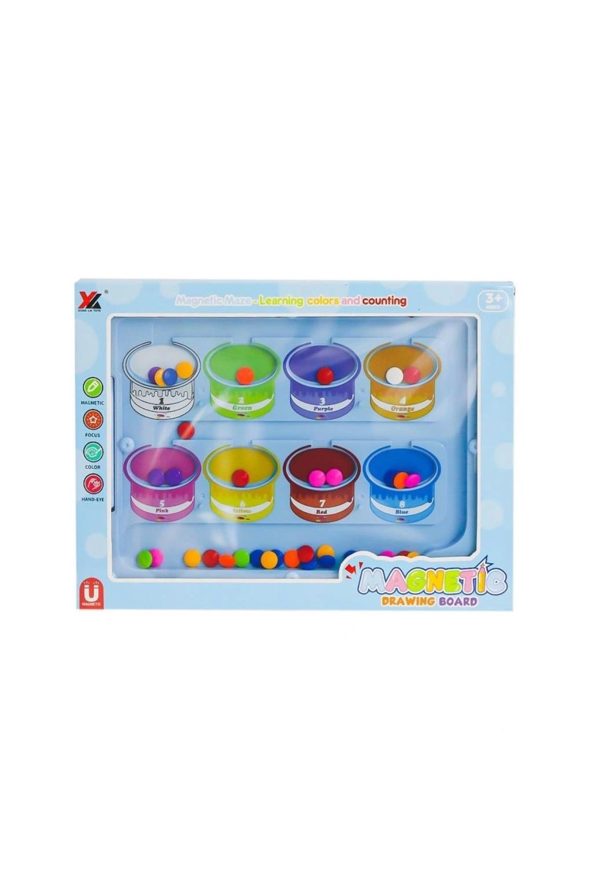 OurStyles 677 Steam Renkler ve Sayılar Eğitim Tahtası -Birliktoys
