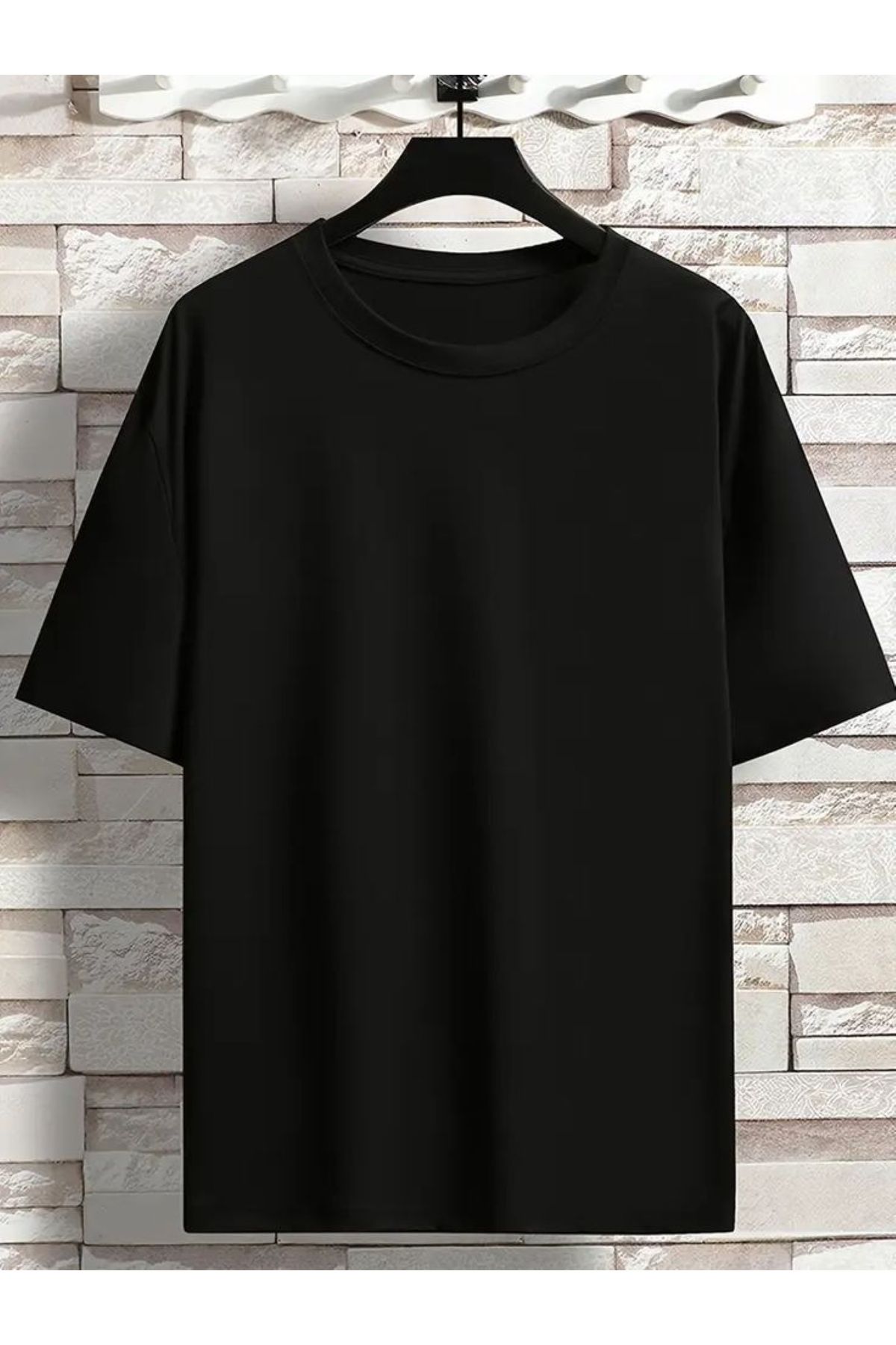 FUNSTYLE Kadın Siyah Unisex T-Shirt