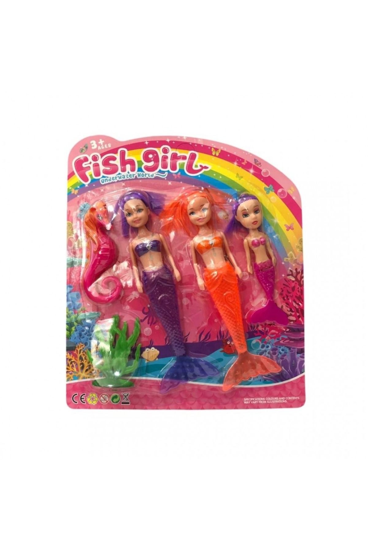OYUNCAK STORE Deniz Kızı 3 lü Set