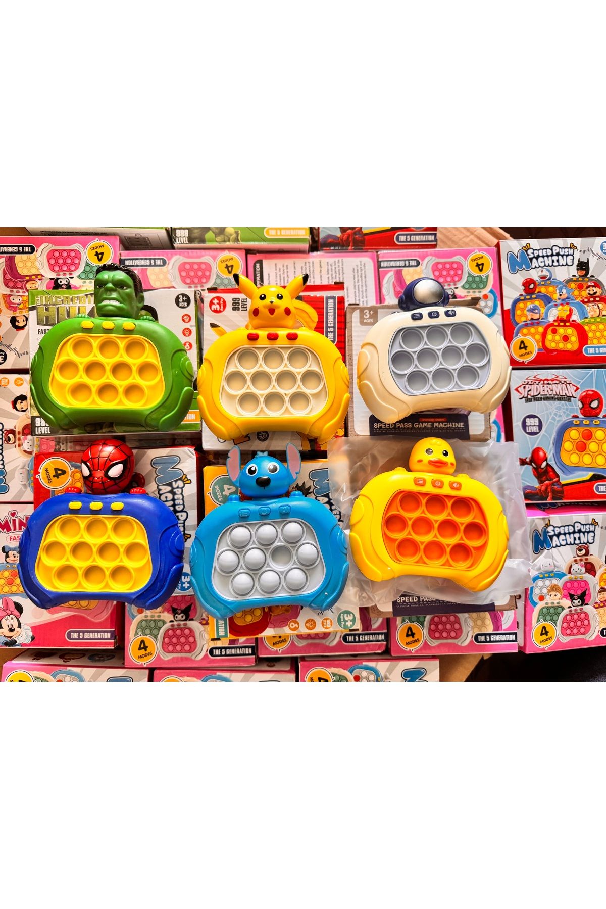 ROZY Popit oljinal ışıklı sesli müzikli erkeklere özel süper kahramanlar