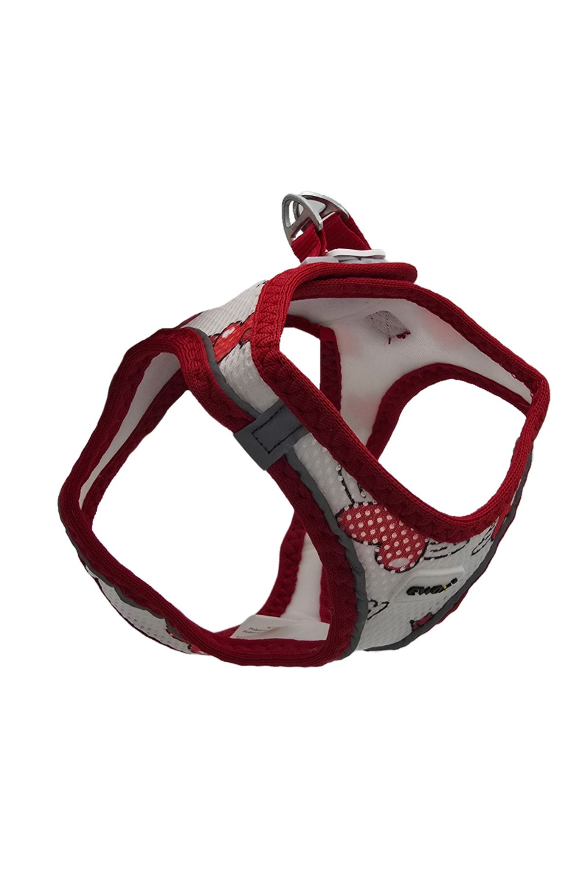 EWOX Air Mesh Kalp Desenli Göğüs Tasması 3XS