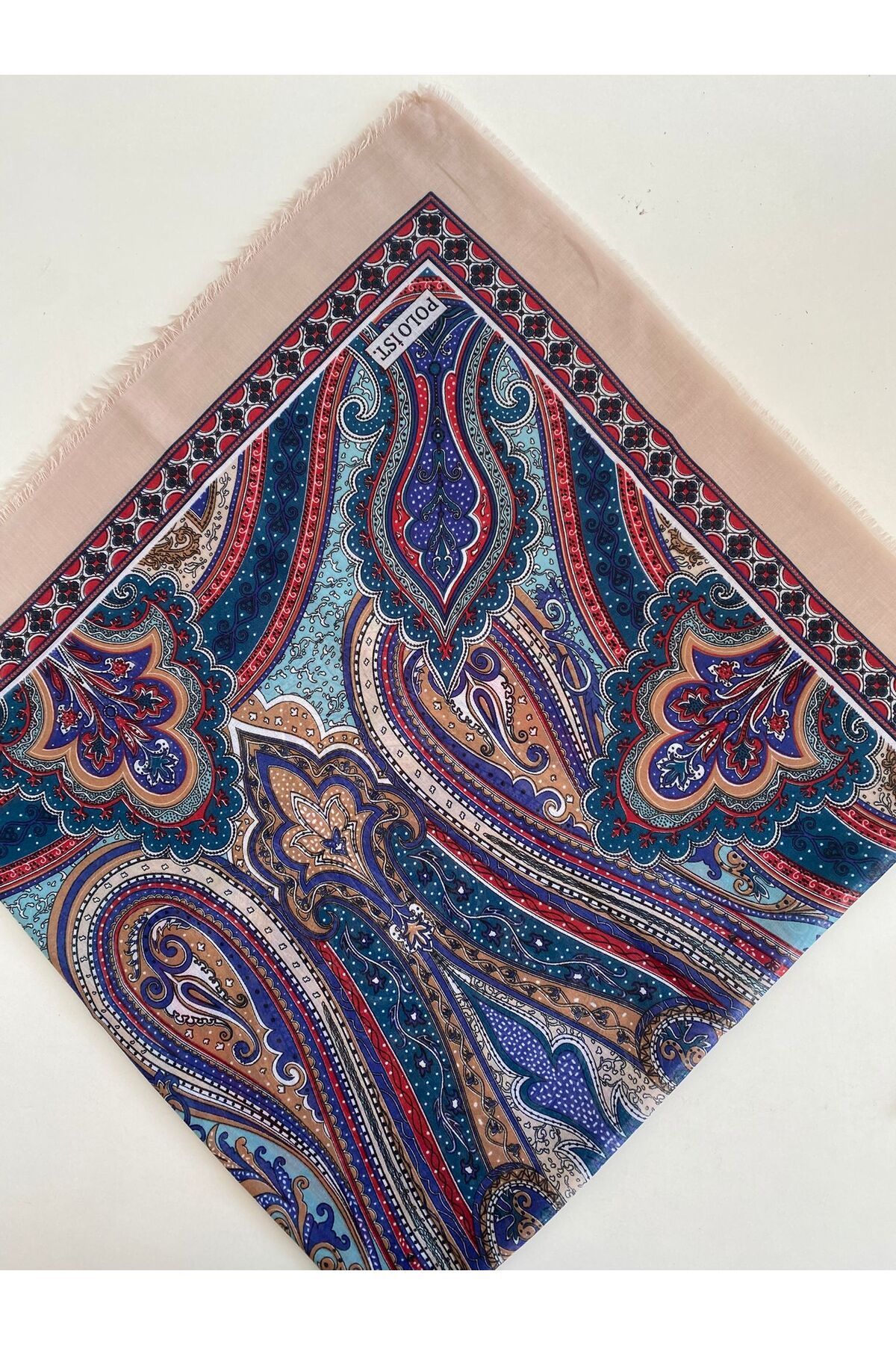 poloist Çekme Sultaniye Desen Tülbent Yazma