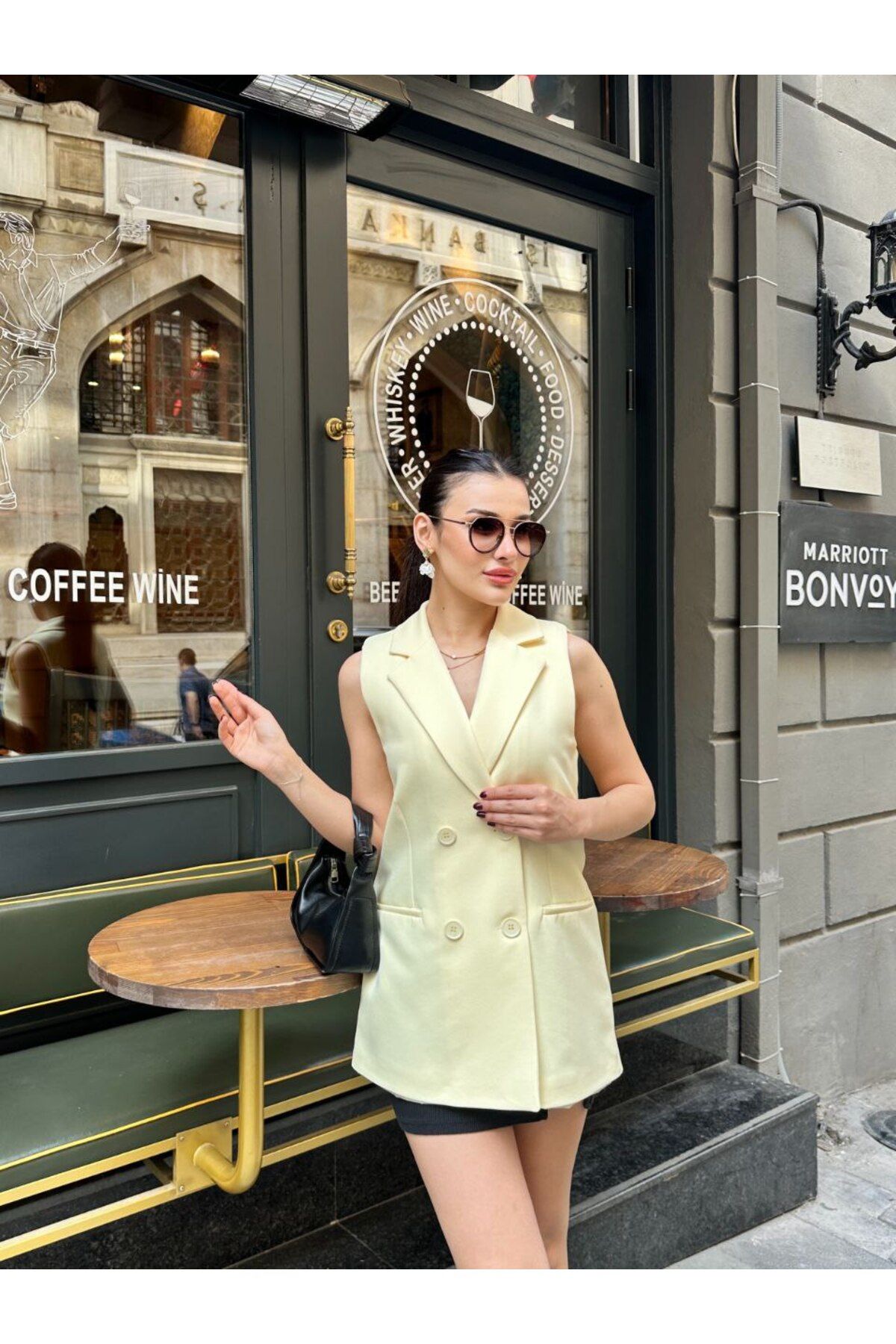 Castivo Fashion Double Elegance Uzun Kruvaze Yelek