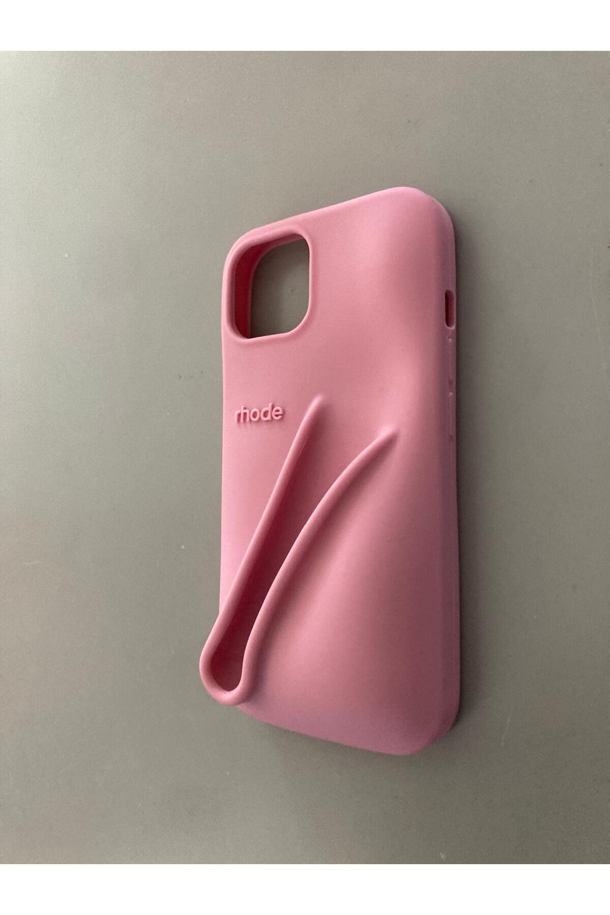 Newon İphone 13 Espresso Rhode Lip Case Logolu Telefon