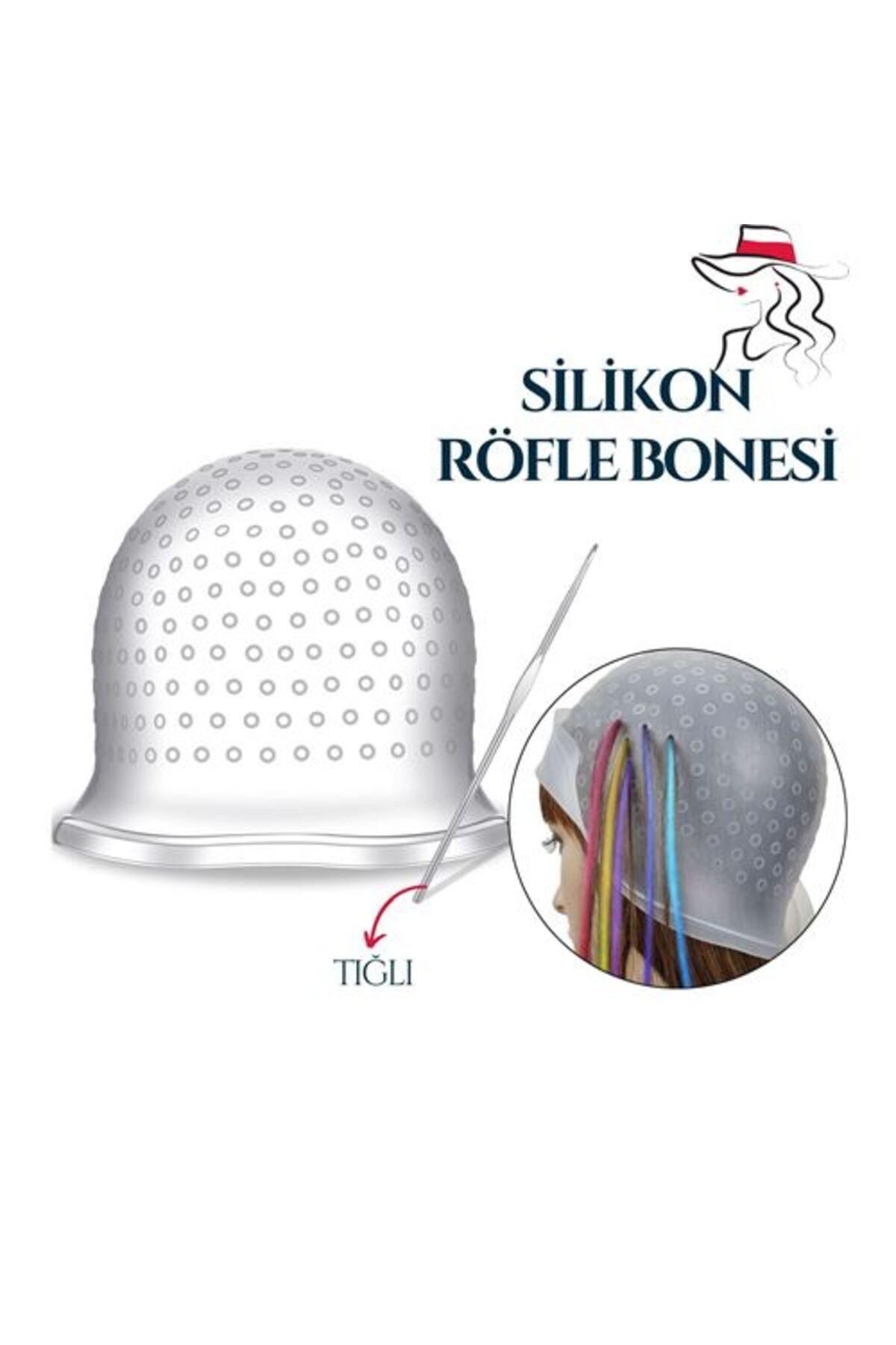 ÖYKÜ VE YİĞİT Absolute Silikon Boya Tutmaz Röfle Bonesi Tığ Seti