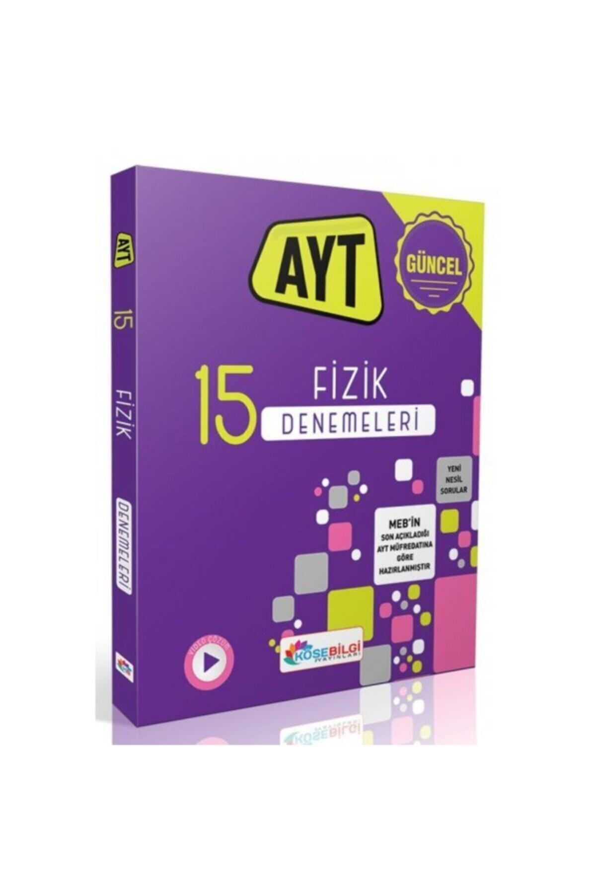 A Kitap Köşebilgi Ayt Fizik 15 Branş Denemesi Güncel