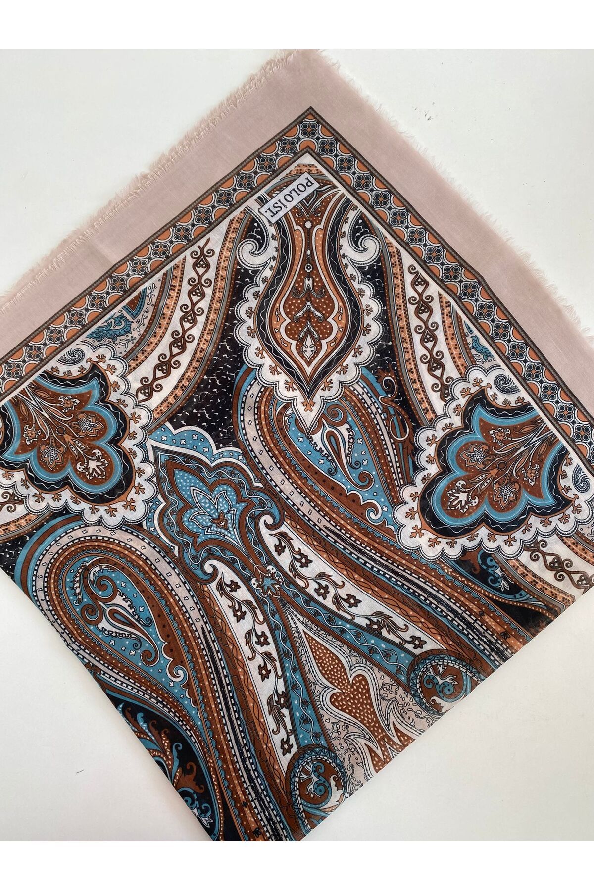 poloist Çekme Sultaniye Desen Tülbent Yazma