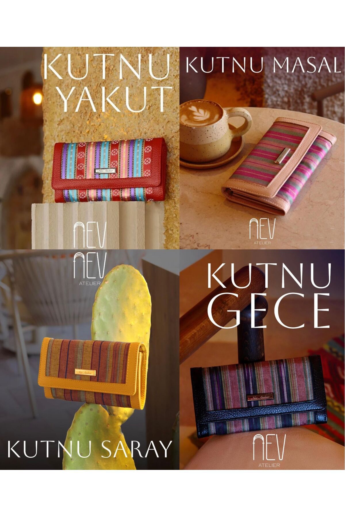 Nevatelier Kutnu Masal-Gece-Yakut-Saray (4'lü Set)
