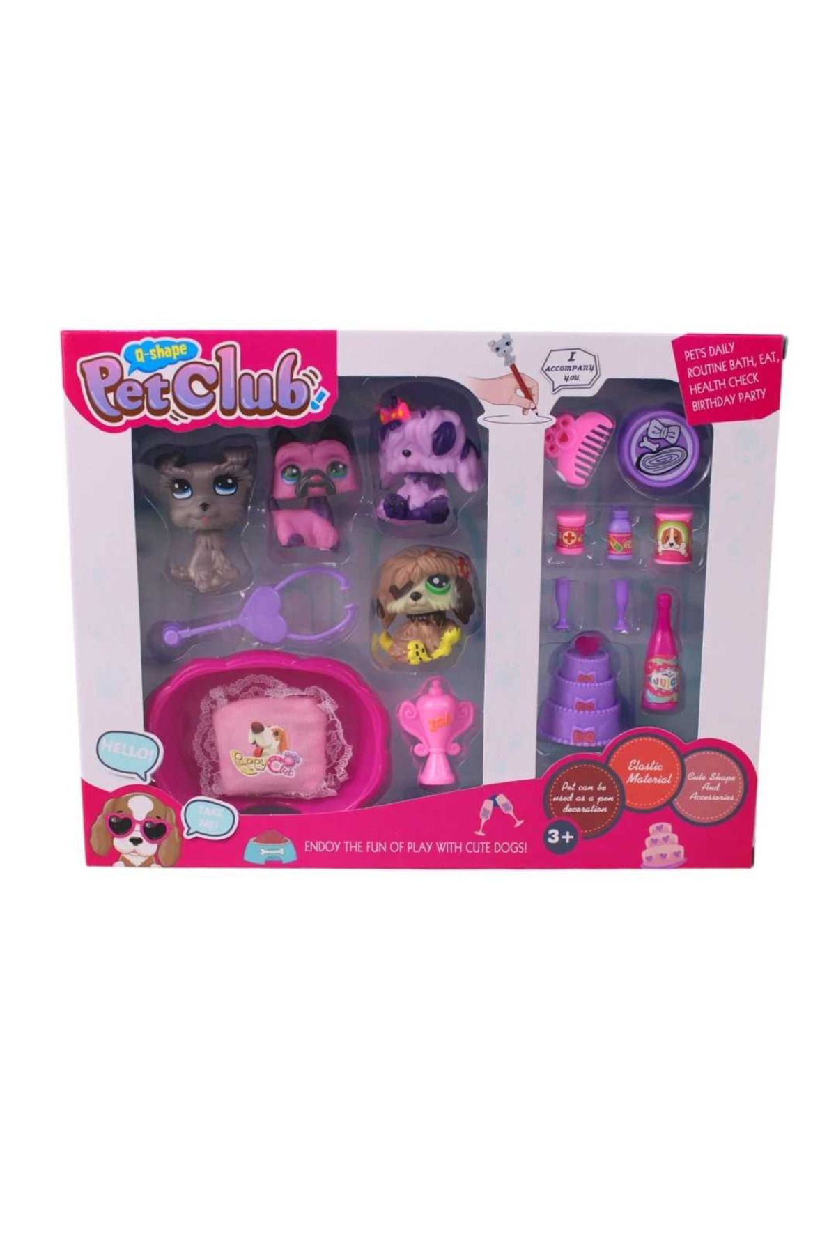 Art Tone KZL PET CLUB CL2105ABC 4 LÜ MİNİŞLER EXTRA 3+