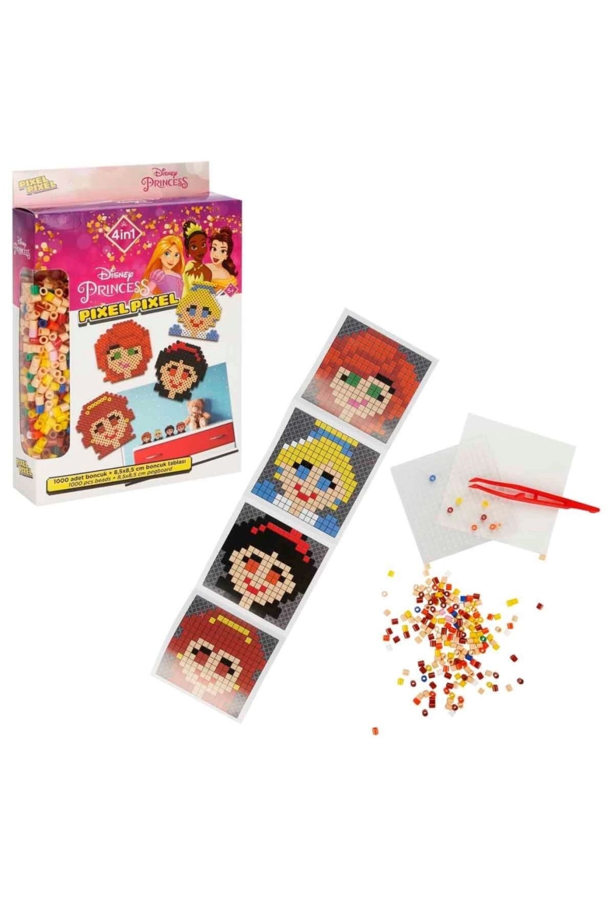 OurStyles 4in1 Disney Princess Pixel Pixel Boncuk Aktivite ve Oyuncak Seti