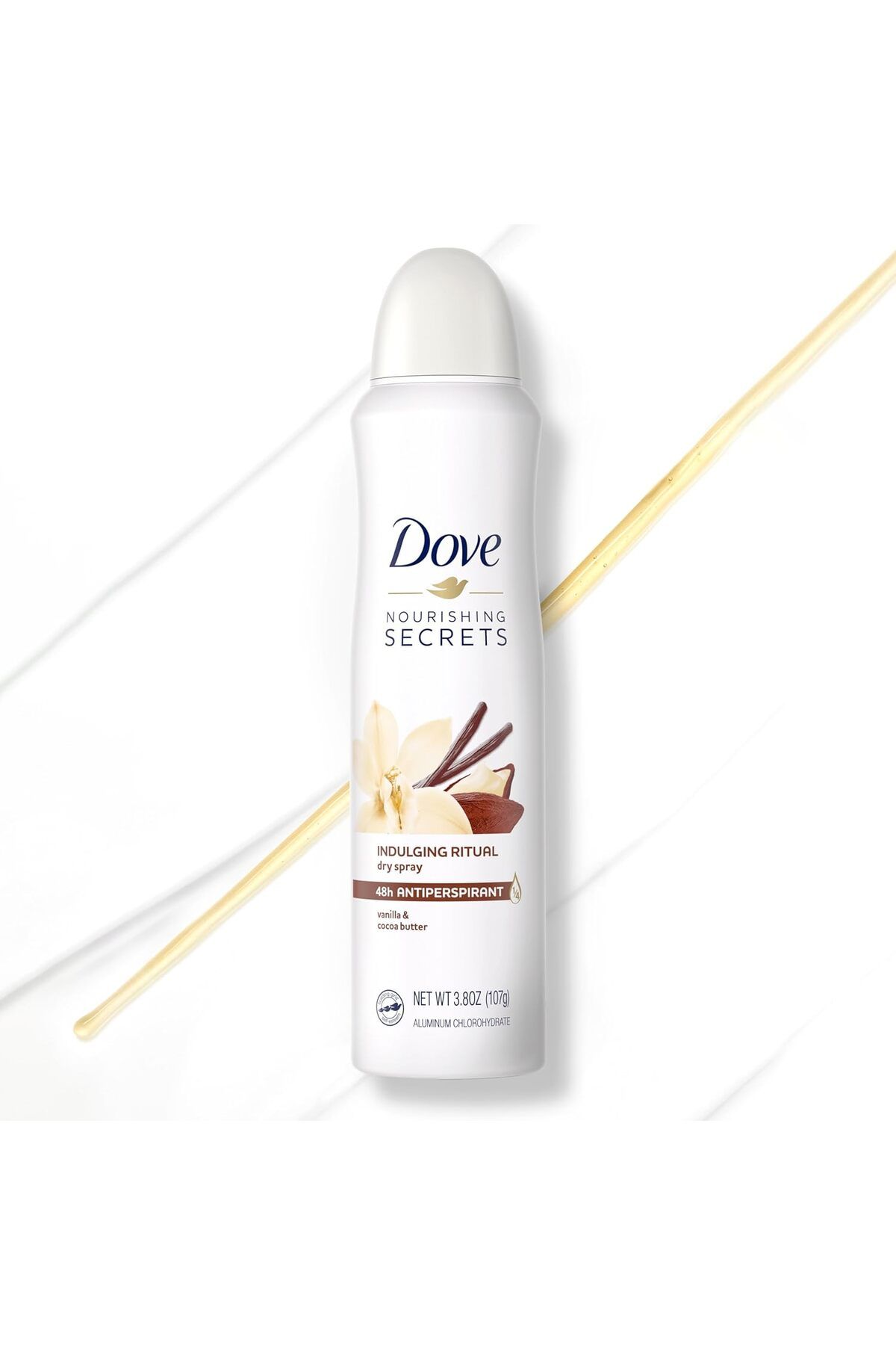 Dove-Nourishing Secrets Dry Spray Antiperspirant Indulging Ritual Vanilla And Cocoa Butter - 107g 5