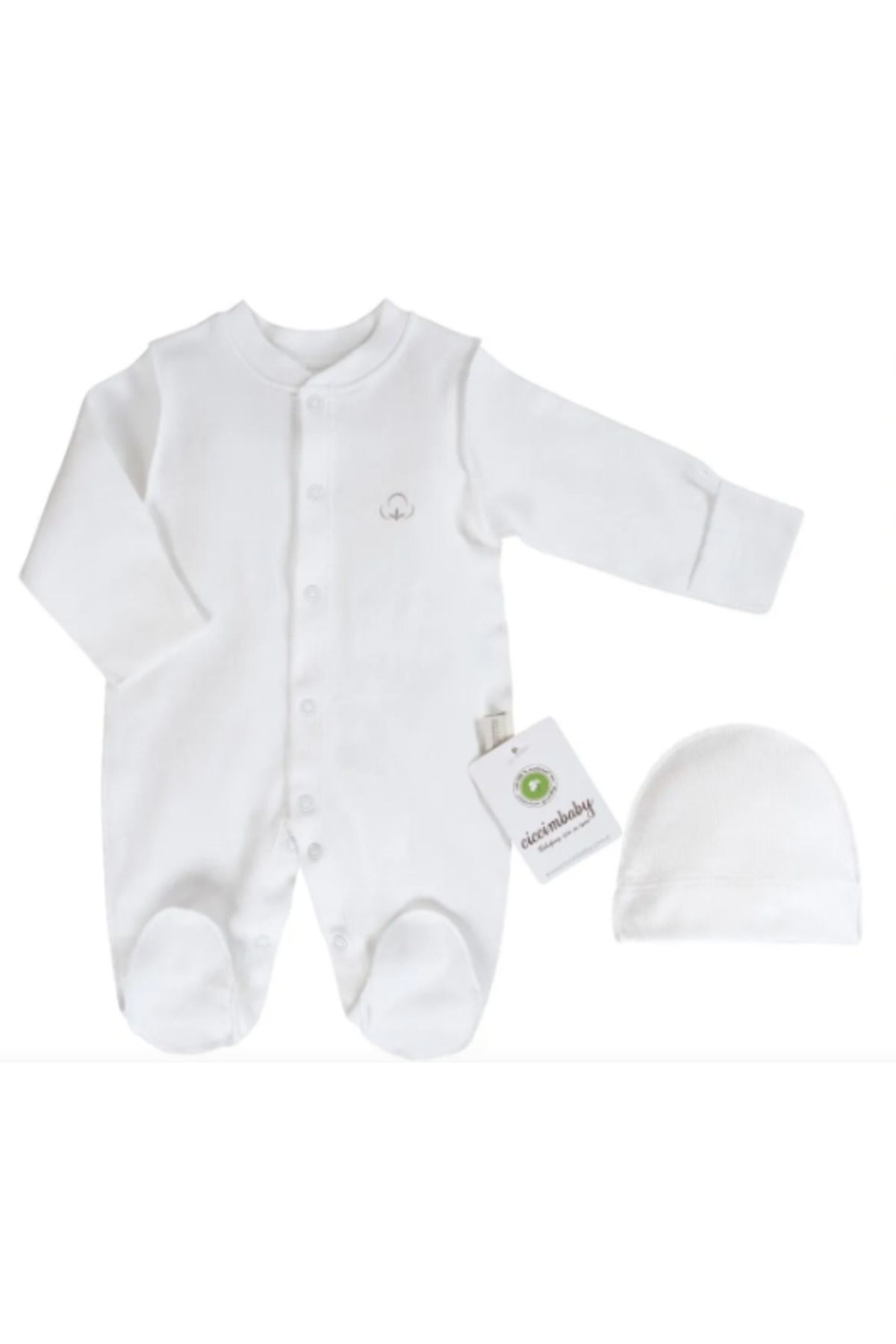 cicimbaby Ciccim Baby Tulum Pamuklu Prematüre Ekru