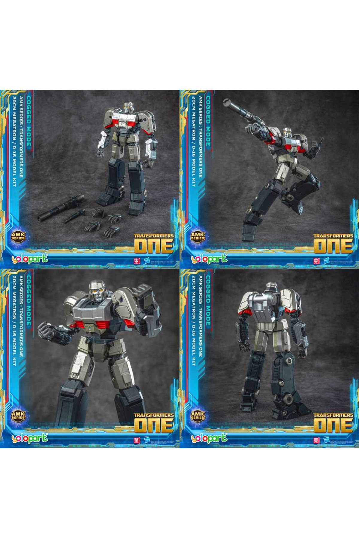 BAŞEL TRANSFORMERS TF ONE AMK SERİES MEGATRON D-16 COGGED BOT MODE MODEL KİT 20 CM 8+
