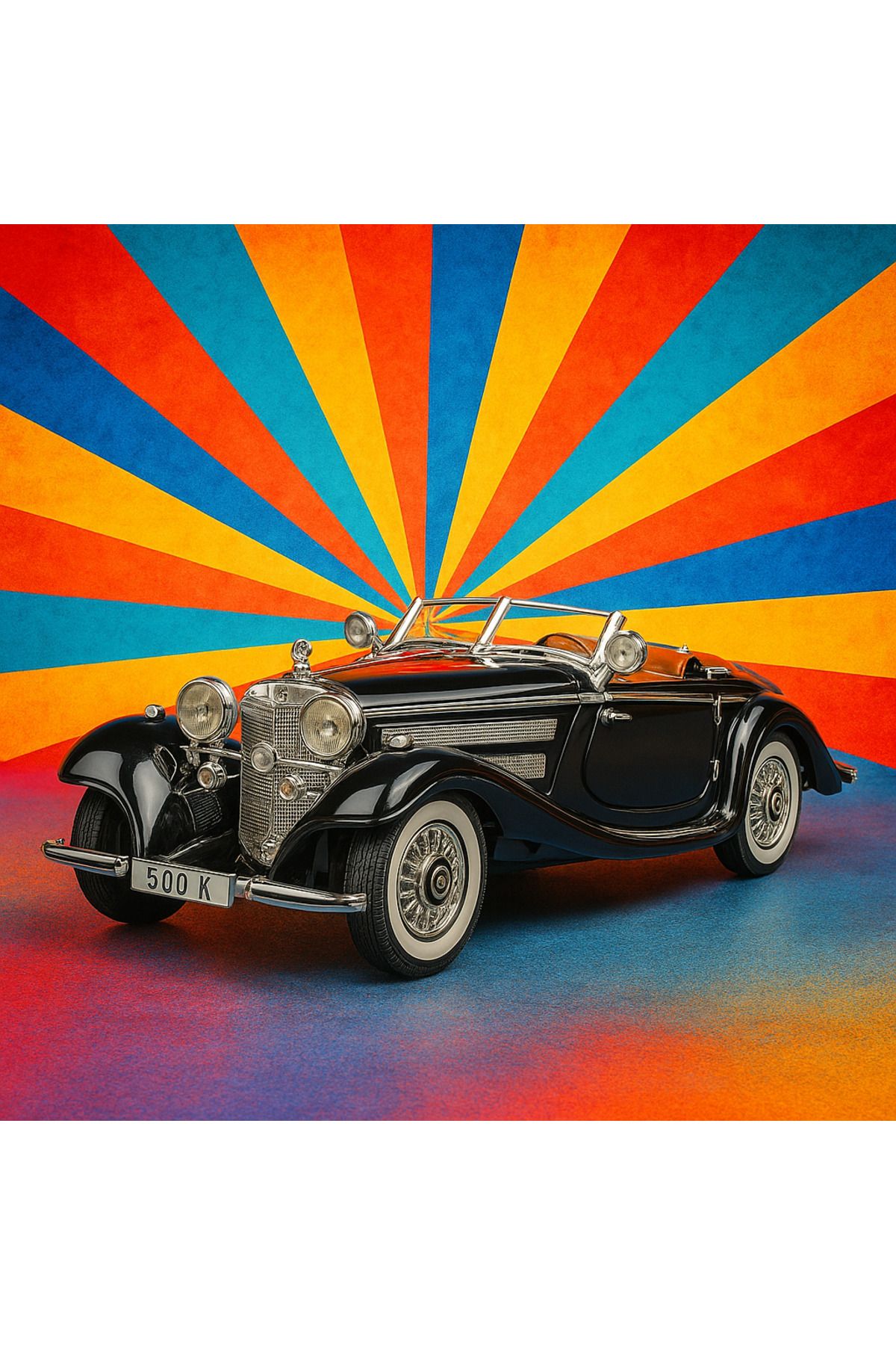 Art Tone BVM SÜRTMELİ METAL ARABA CZ173B ROADSTER DİE CAST AÇILIR KAPI SESLİ PİLLİ 1:24 6+