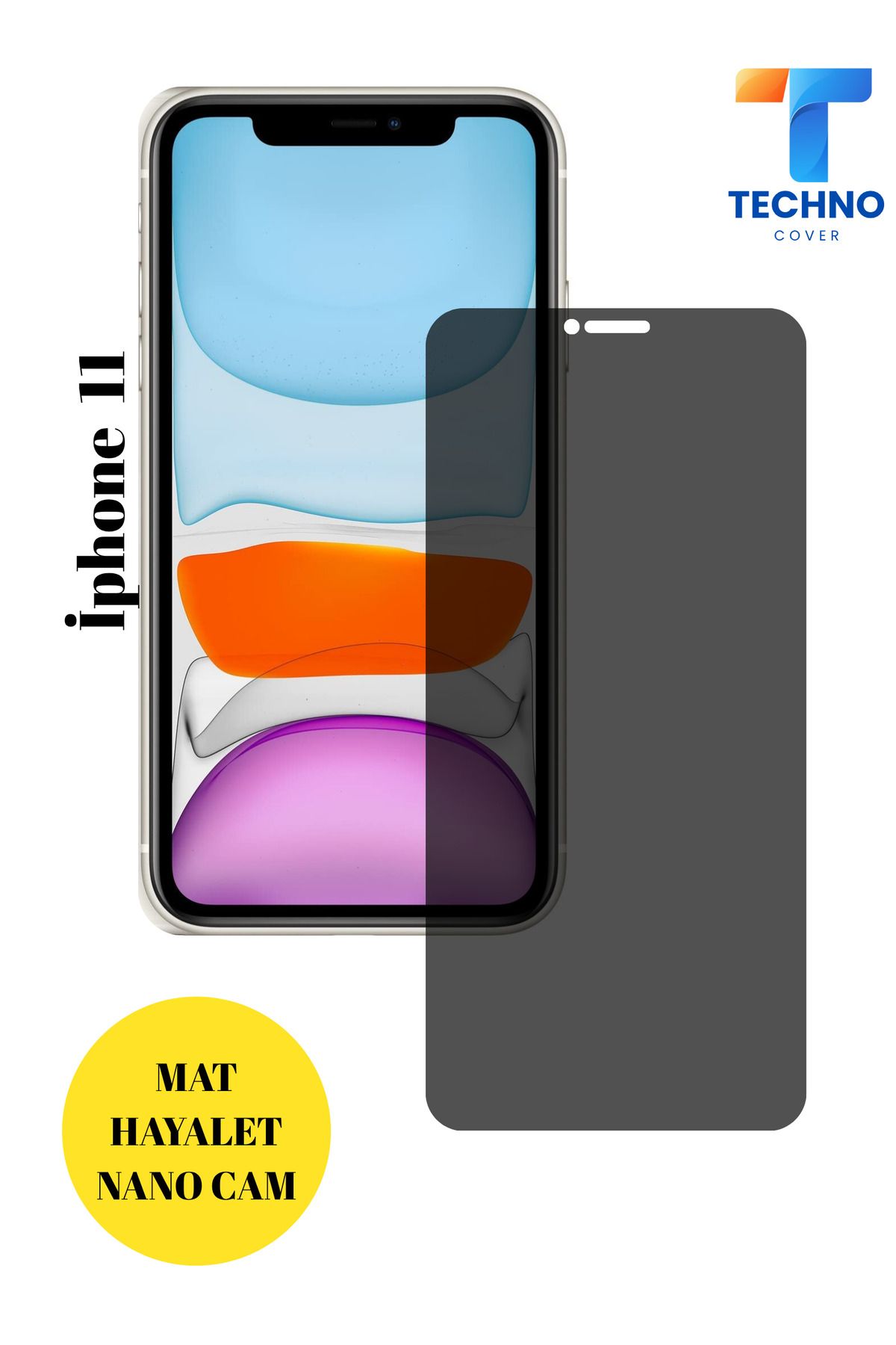foxpower İphone 11 Mat Hayalet Nano Cam Darbelere Karşı Dayanıklı Esnek Nano Ekran Koruyucu