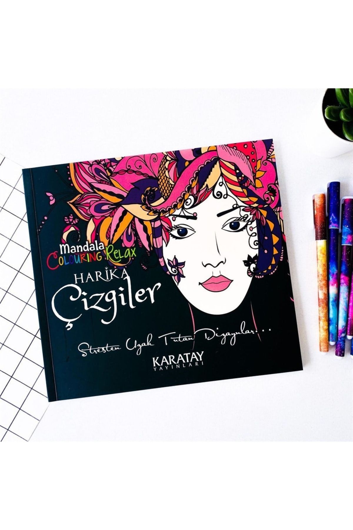 Karatay Yayınları MANDALA BOYAMA KİTABI HARİKA ÇİZGİLER