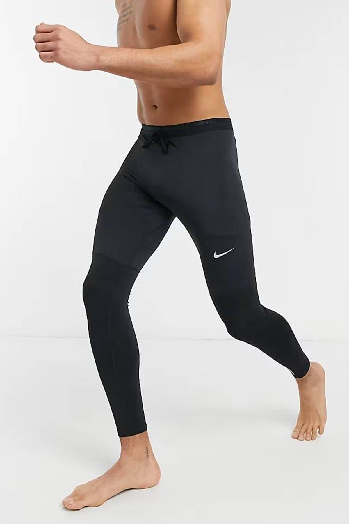 Nike Running Phenom Elite Tight Erkek Reflektörlü Koşu Taytı Siyah