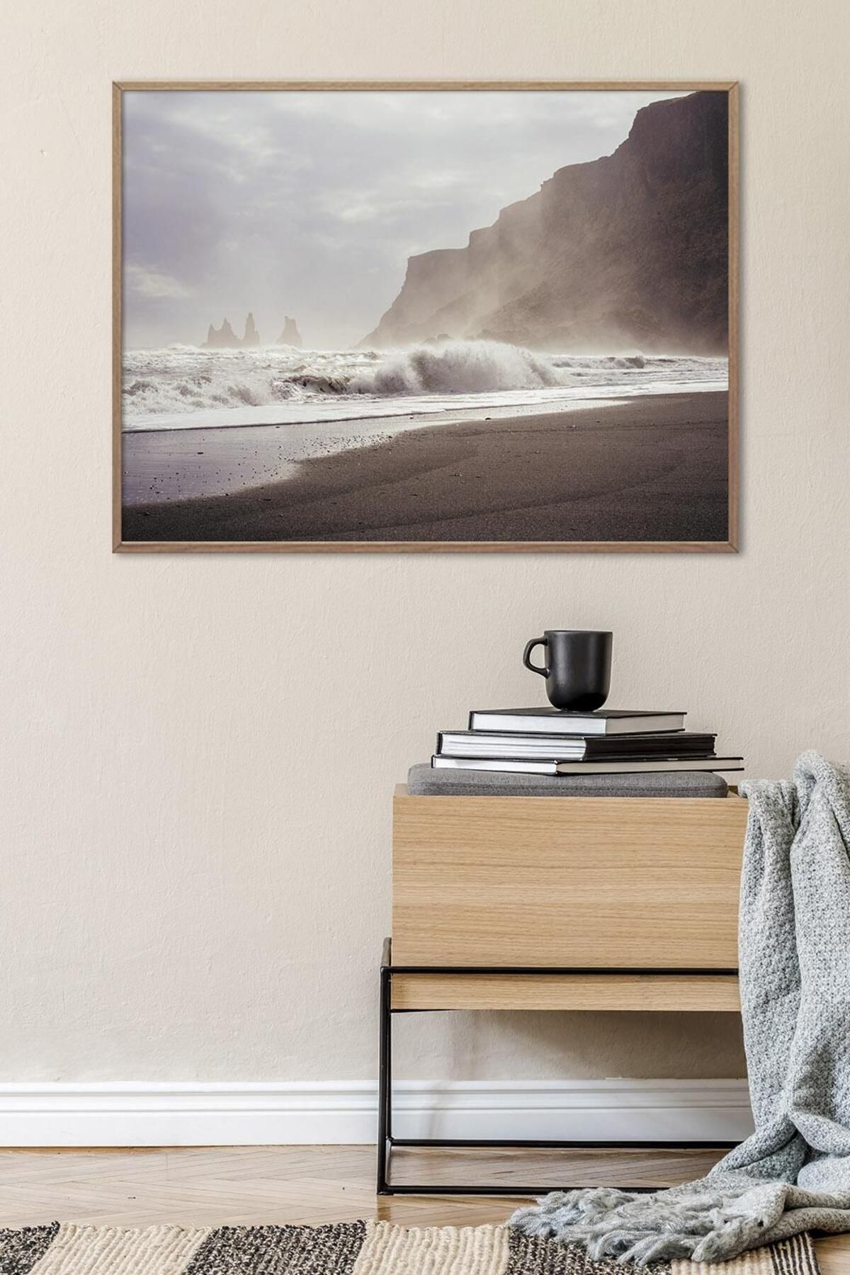 Artavessa Tek Parça Ahşap Çerçeve Görünümlü Pantene Renk Serisi MDF Tablo 20x30 cm - Model 1