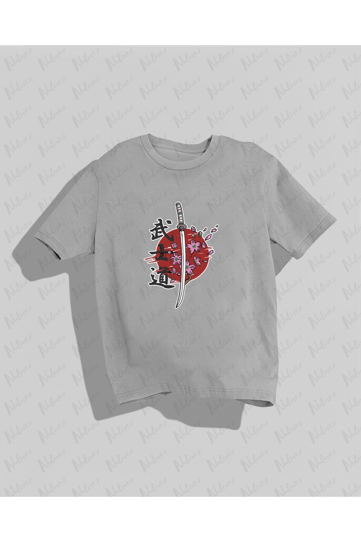 Nulivez Anime Baskılı Yüksek Kalite Kompakt Unisex Oversize T-Shirt