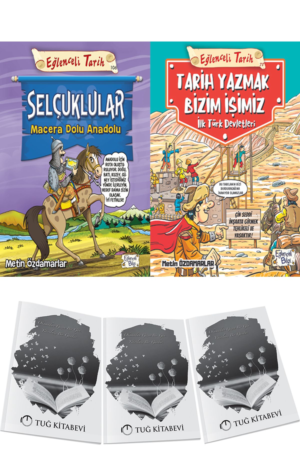 Eğlenceli Bilgi Yayınları Selçuklular - Macera Dolu Anadolu ve Tarih Yazmak Bizim İşimiz - İlk Türk Devletleri 2li Set