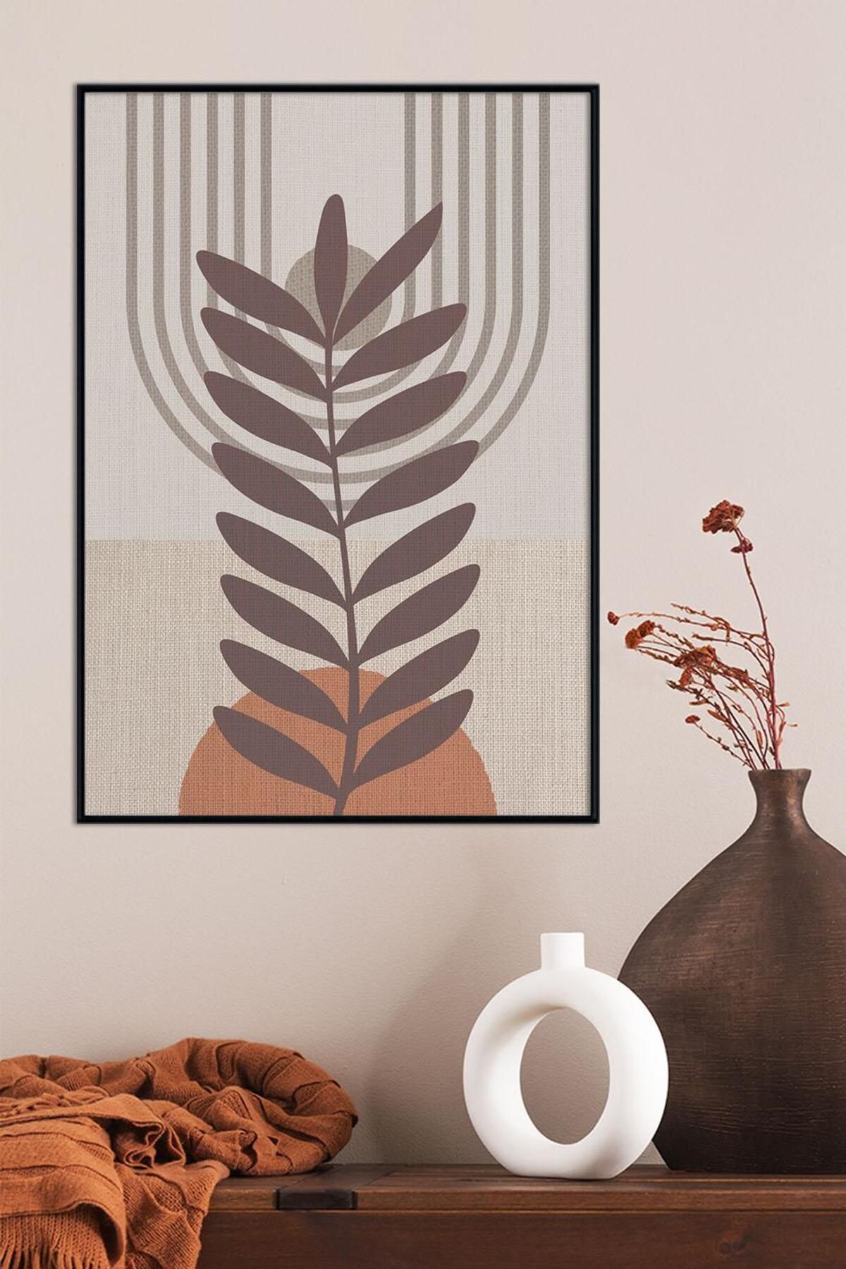 Artavessa Tek Parça Ahşap Çerçeve Görünümlü Pantene Renk Serisi MDF Tablo 33x48 cm - Model 9
