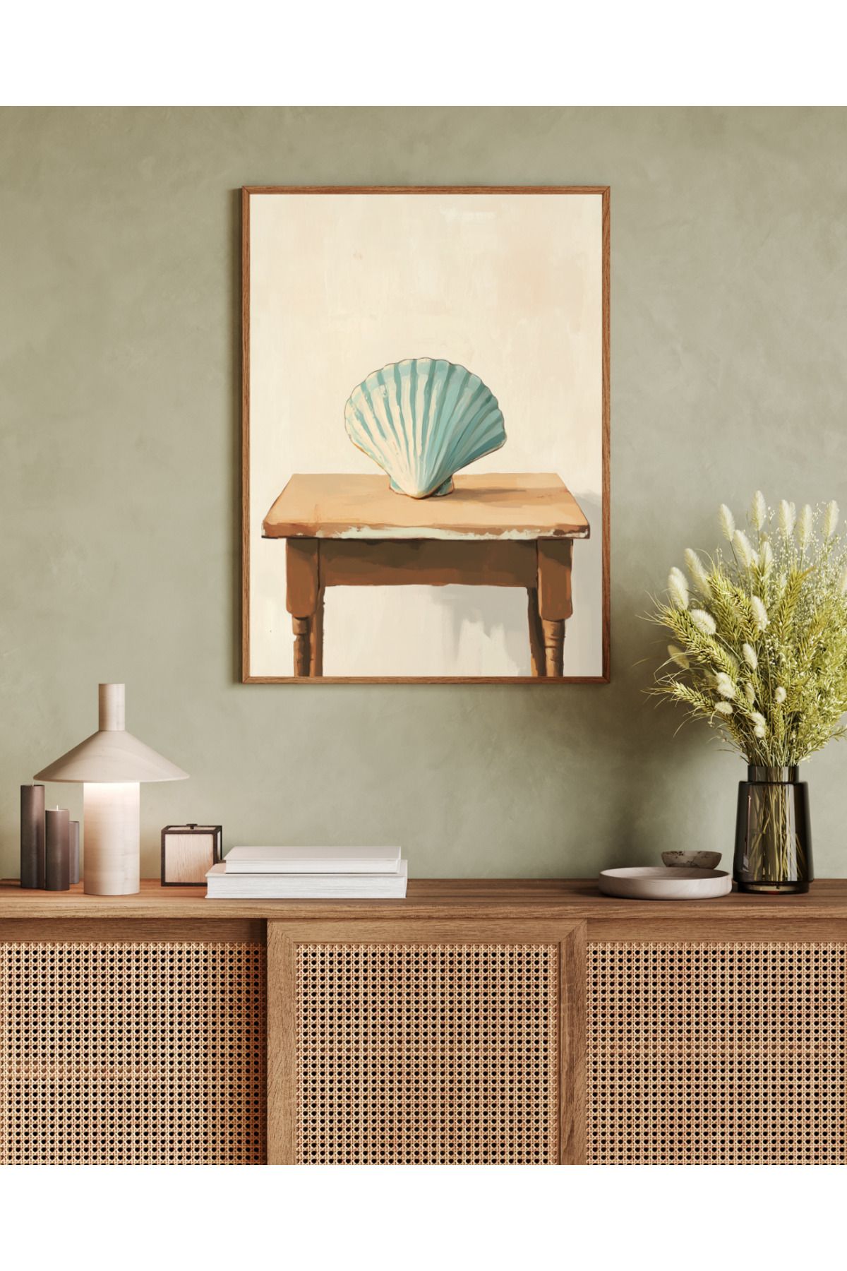 woodhomeworks tek parça salon ofis dekor tablo
