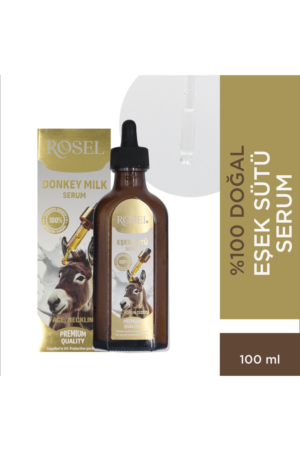 rosel %100 Doğal Eşek Sütü Serum