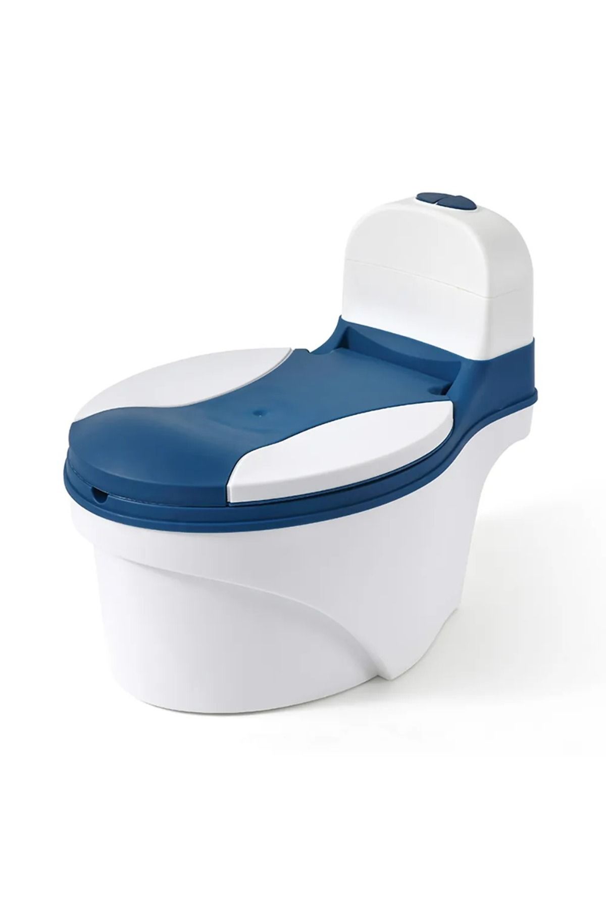 Eazy Kids Mavi Tuvalet Eğitimi Koltuğu – Ergonomik, Kaymaz ve Mendil Dağıtıcılı