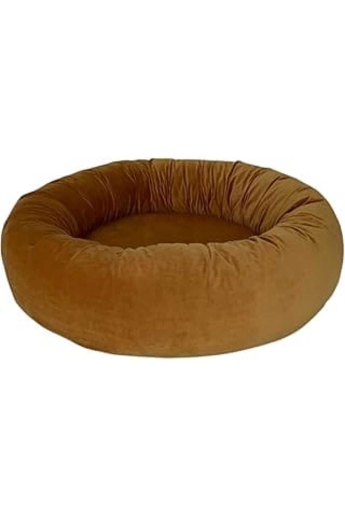 Mu Art Ahşap Pet Comfort Hotel Perla Hardal Köpek Yatağı L 100Cm