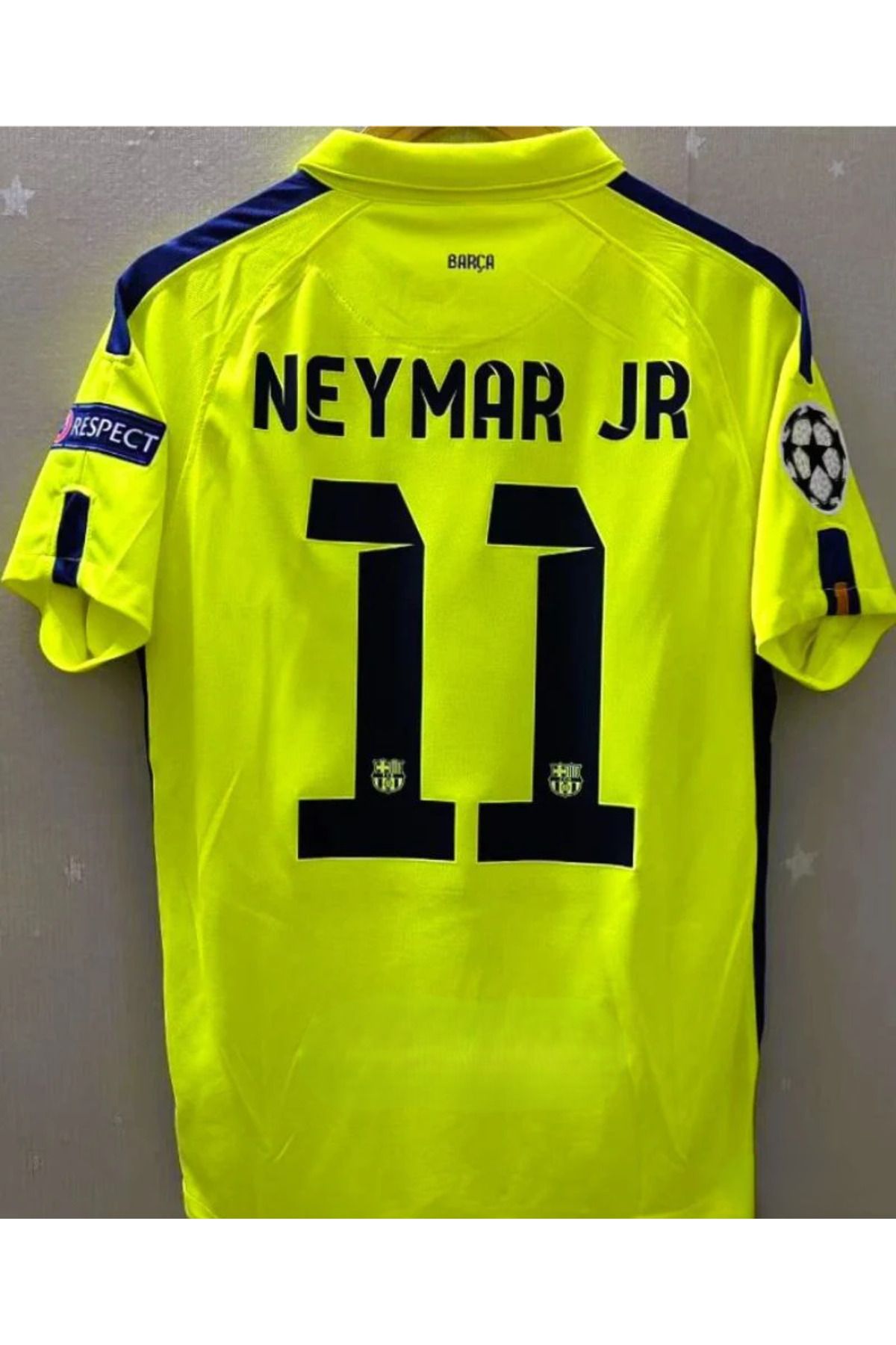 Ronson Barcelona 2014/15 Sezonu Neymar Jr Nostalji Forması (Neon)