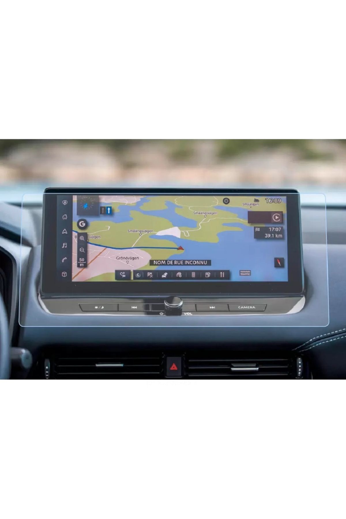 mrtglass Nissan Qashqai 12.3 Inç Navigasyon Uyumlu Ekran Koruyucu Nano Film
